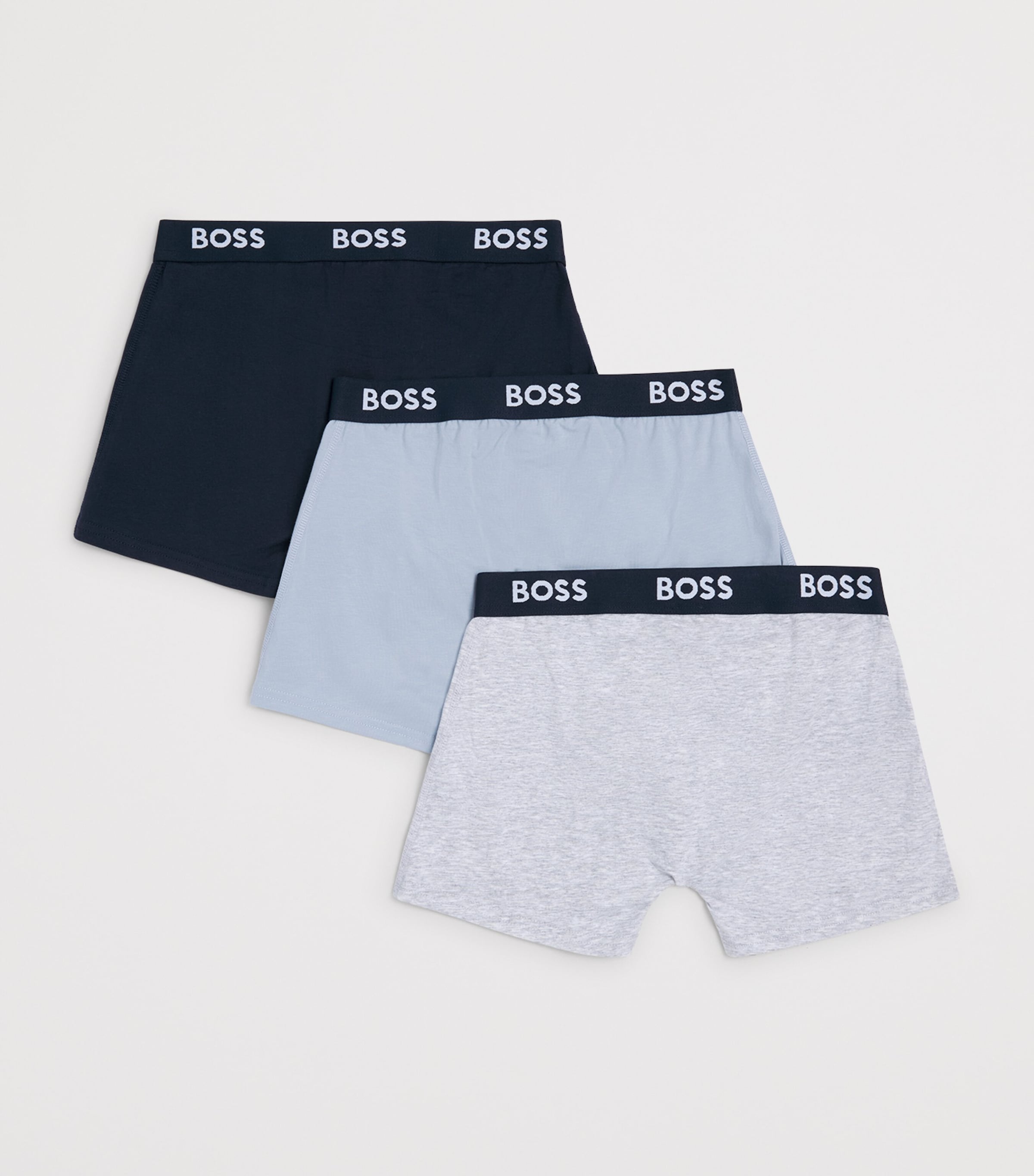 BOSS Kidswear Pack of 3 Boxer Briefs (4-16 Years) Navy Image 2
