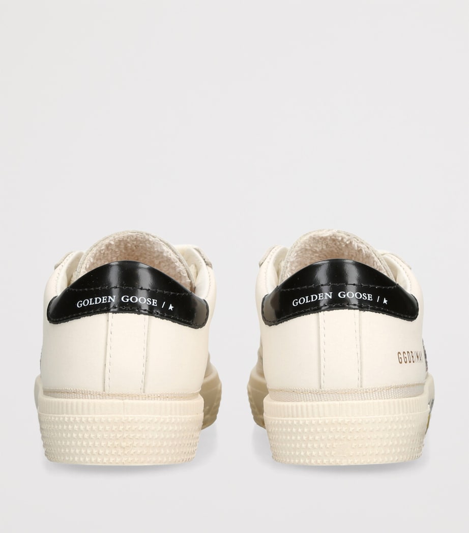 Leather May Sneakers WHITE/BLK Image 2