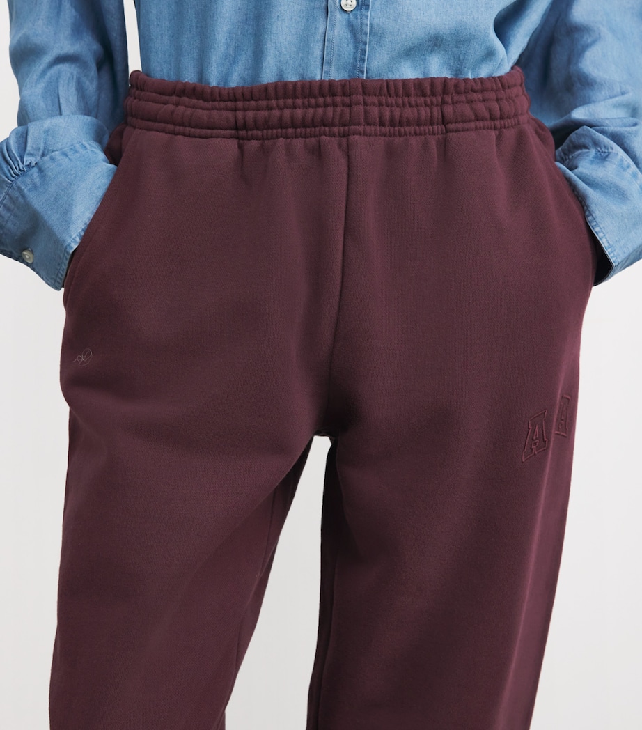 Organic Cotton Sweatpants   DARK CHERRY Image 6