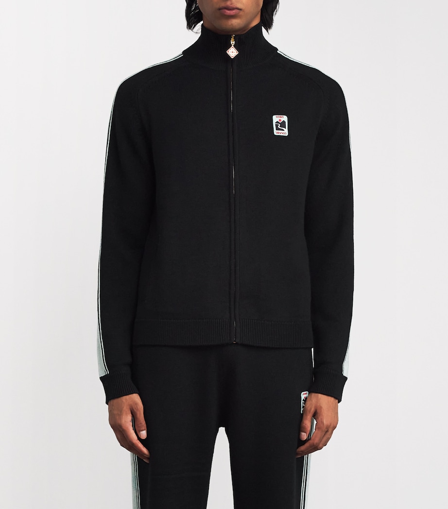Merino Track Jacket BLACK Image 3