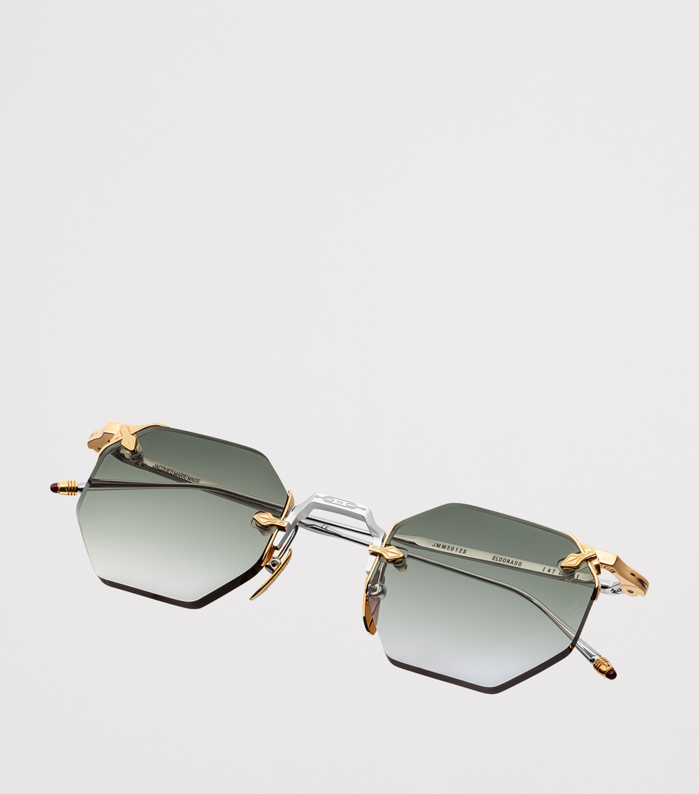 Jacques Marie Mage Metal El-Dorado Sunglasses Emerald Image 3