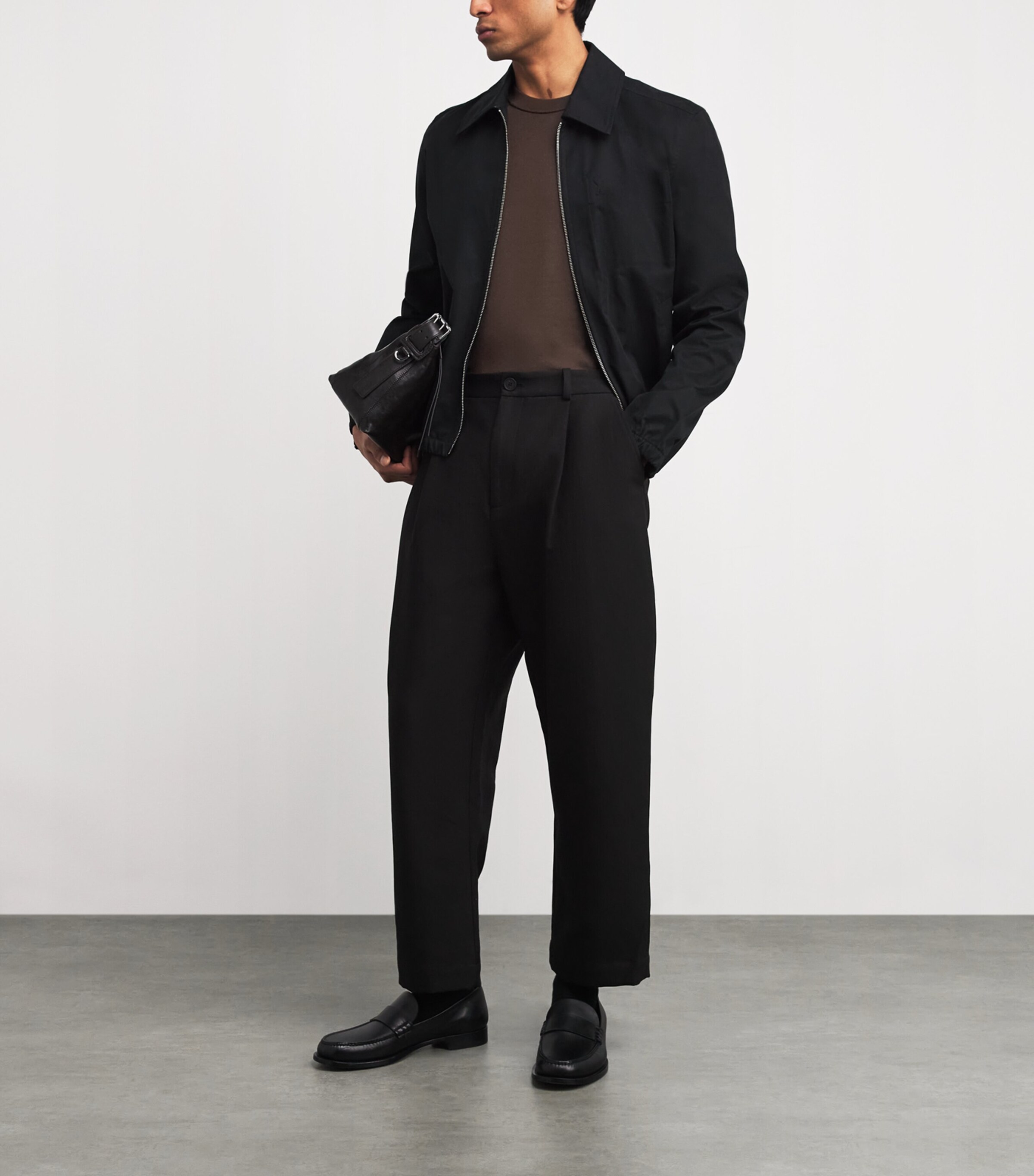 Knitted Short-Sleeve T-Shirt CHOCOLATE Image 2