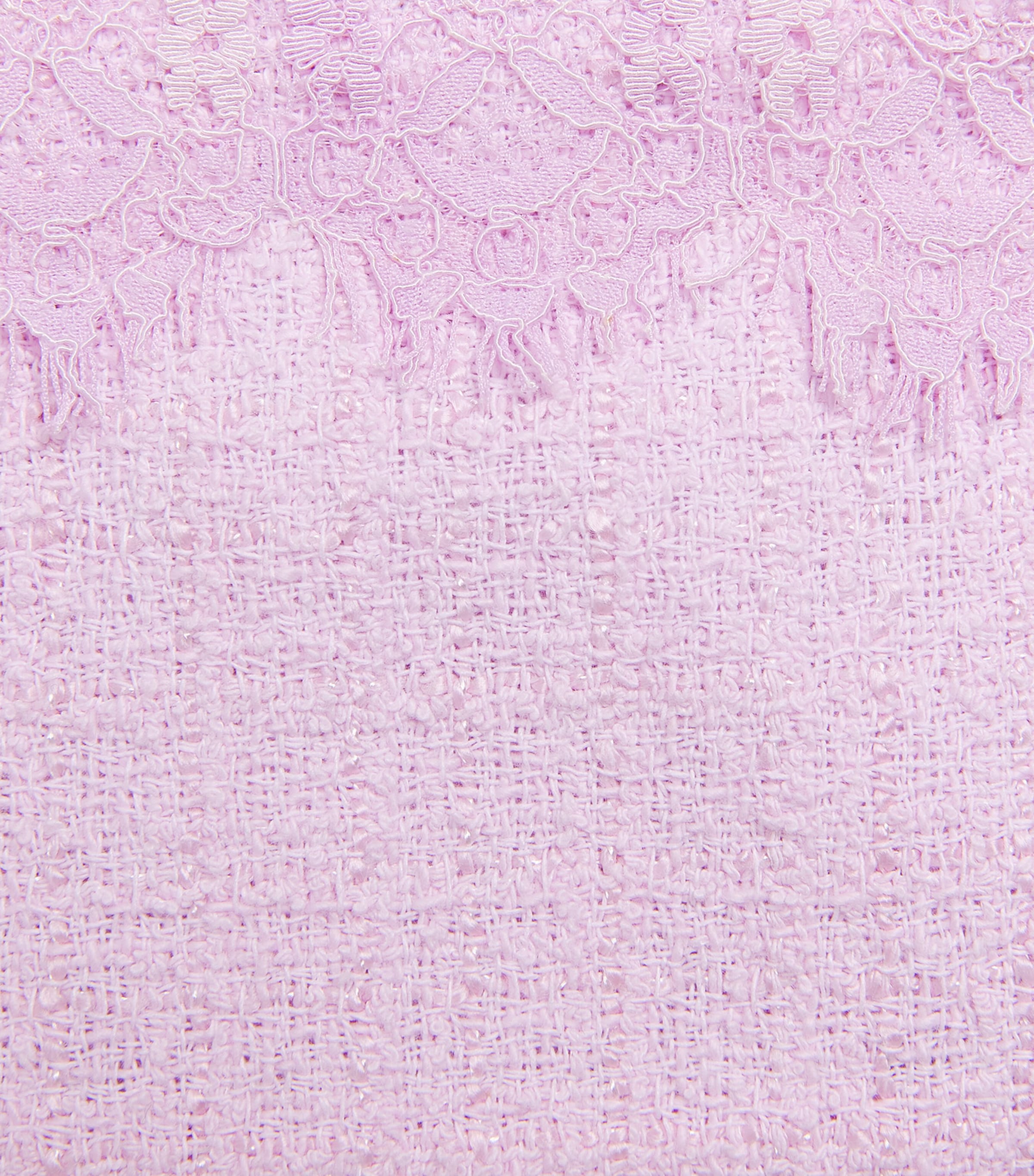 LoveShackFancy Tweed Lace-Trim Willamina Dress (8-14 Years) Image 4