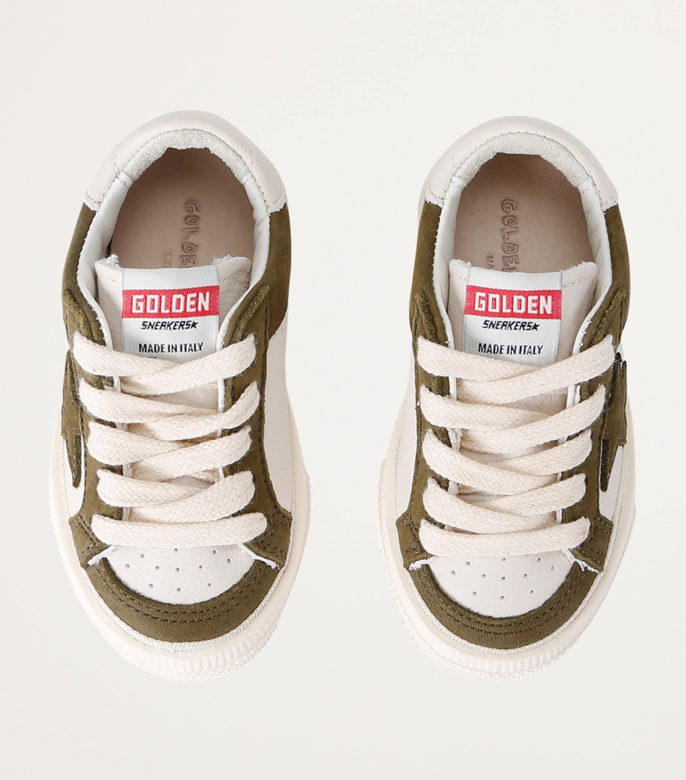 Golden Goose Leather May Sneakers Mid Green Image 4