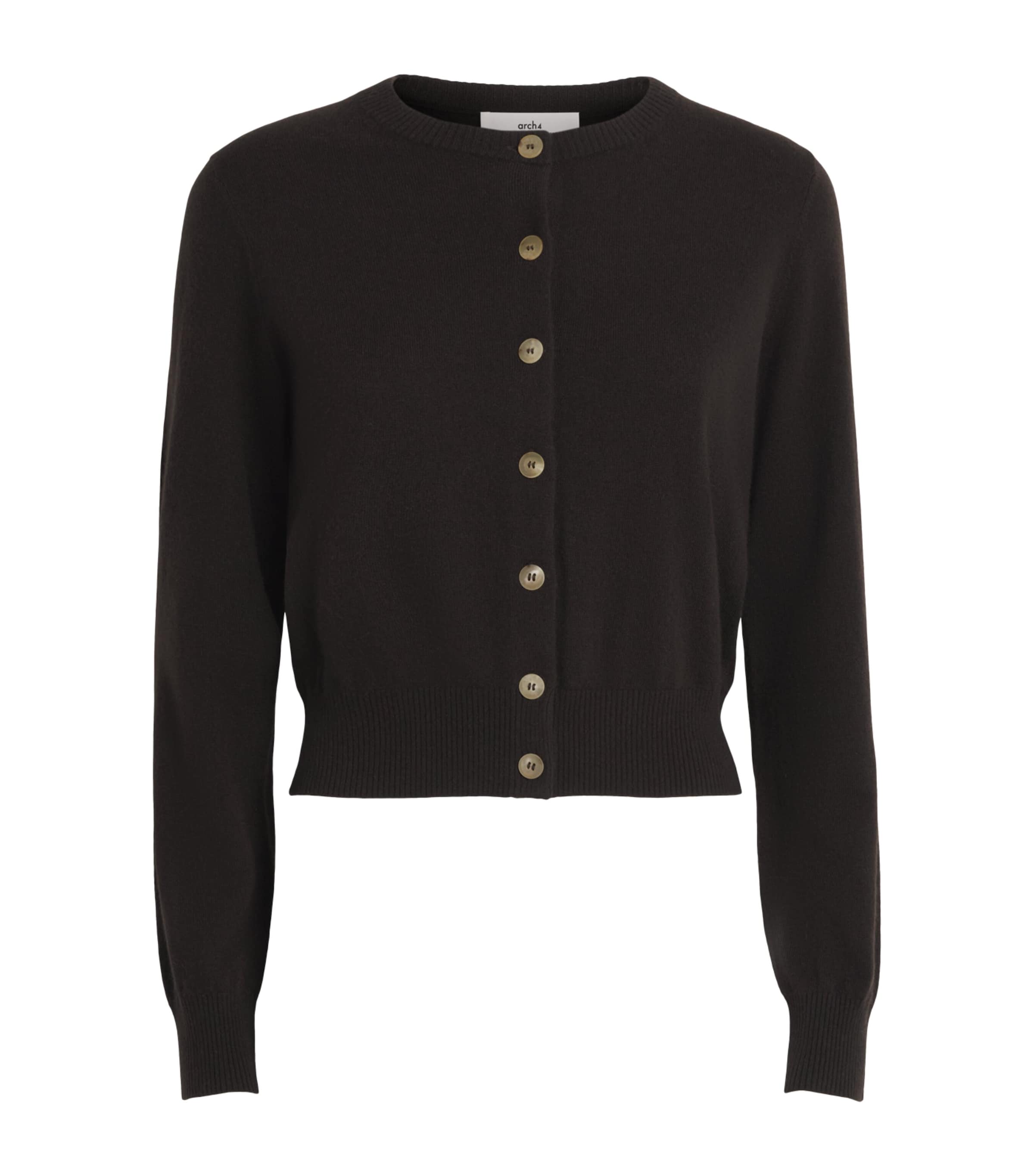 arch 4 Womens Cashmere Celestina Cardigan Brown Wood Image 1