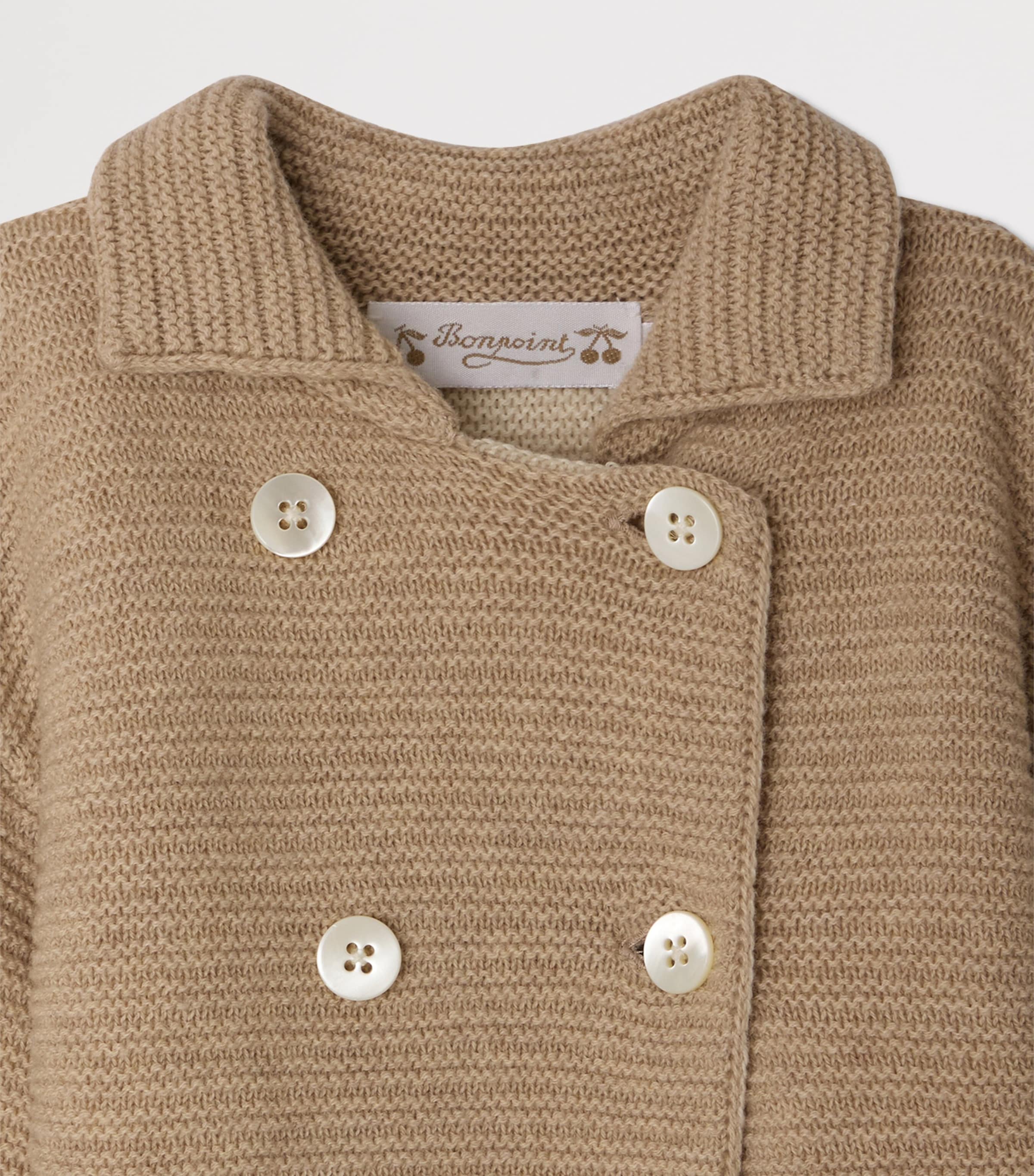 Wool-Cotton Reversible Jacket (6-18 Months) UPB BEIGE Image 3