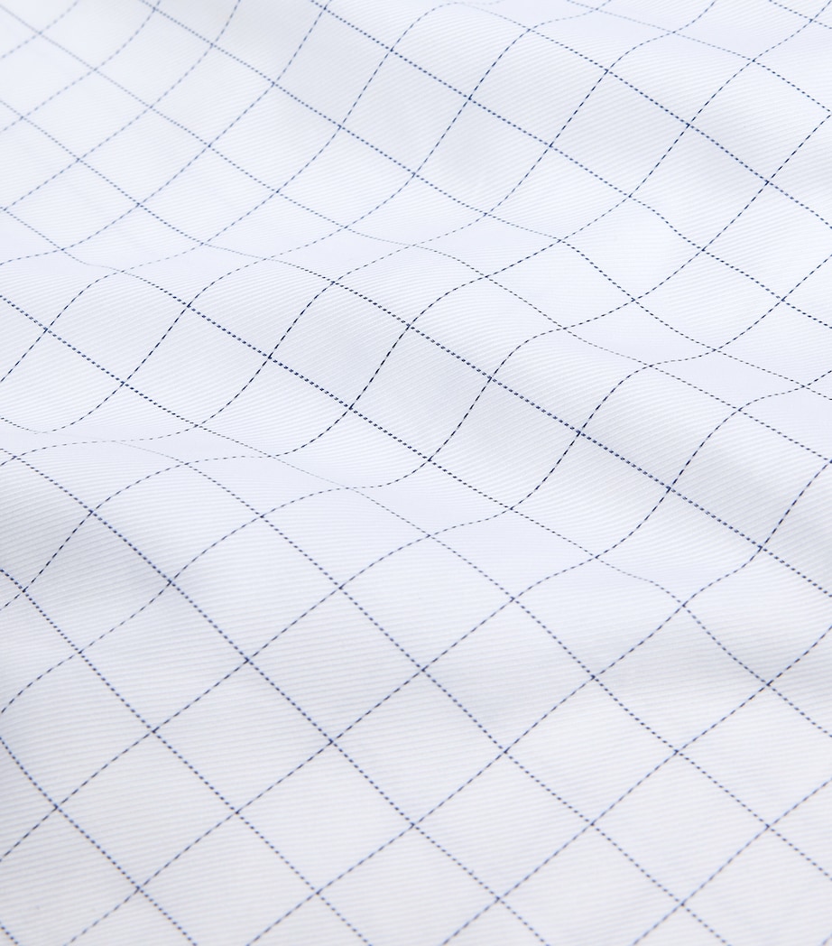 Dunhill Mens Cotton Check Shirt Image 6