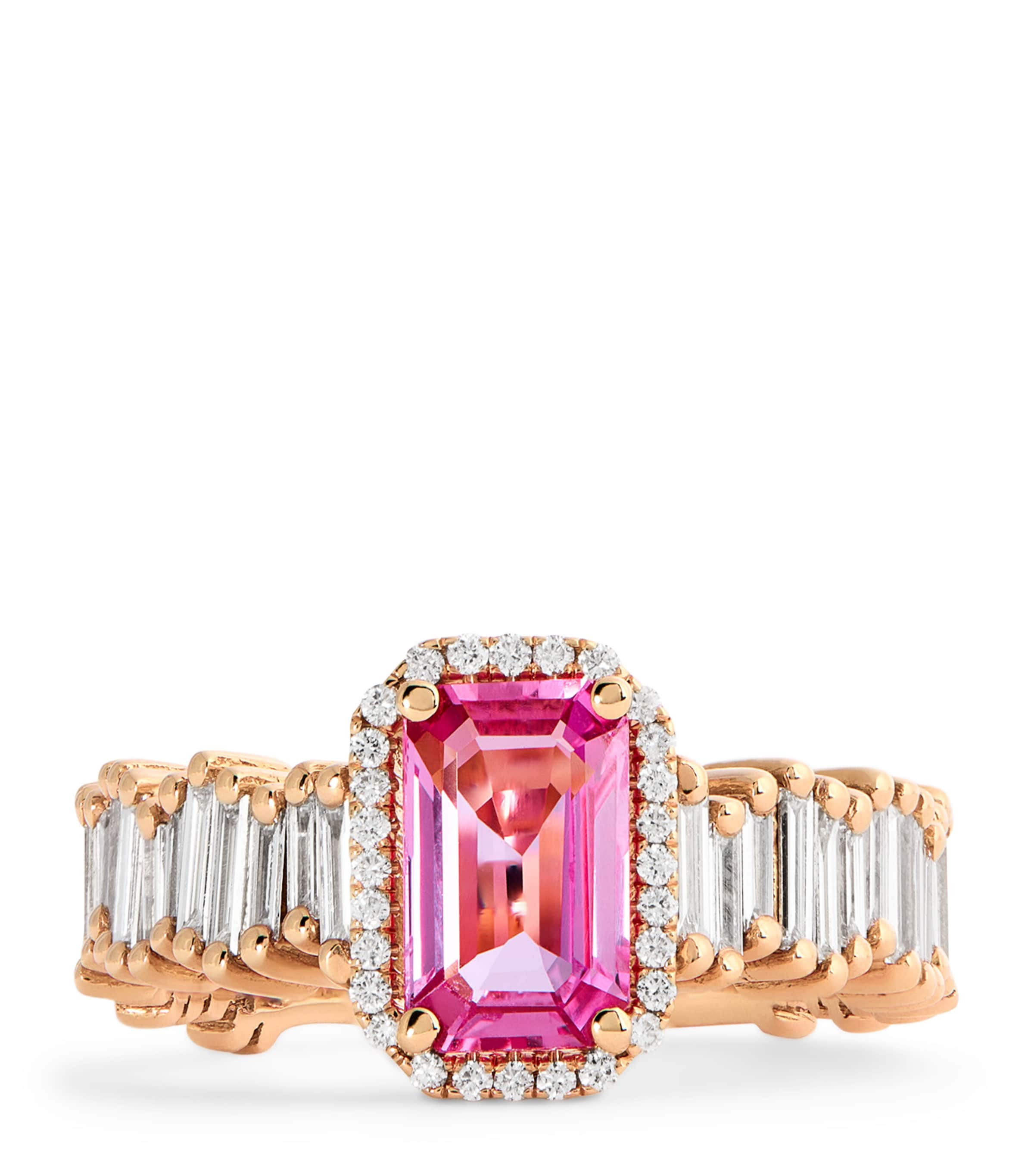 Suzanne Kalan Rose Gold, Sapphire and Diamond One of a Kind Ring Rg/ps Image 1