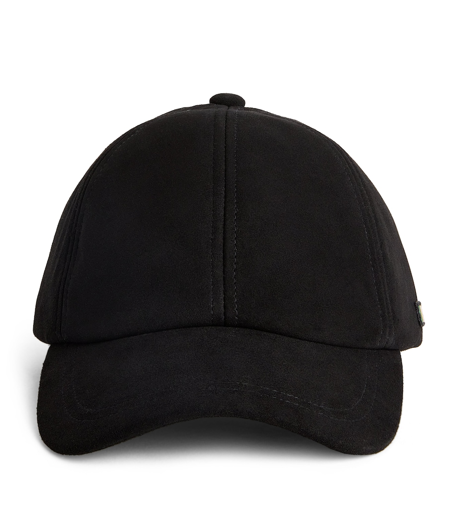 Suede Baseball Cap 79_BLACK Image 1