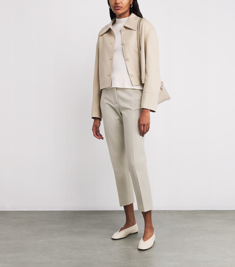 Stretch Toile Tafira Trousers AFFOGATO Image 2