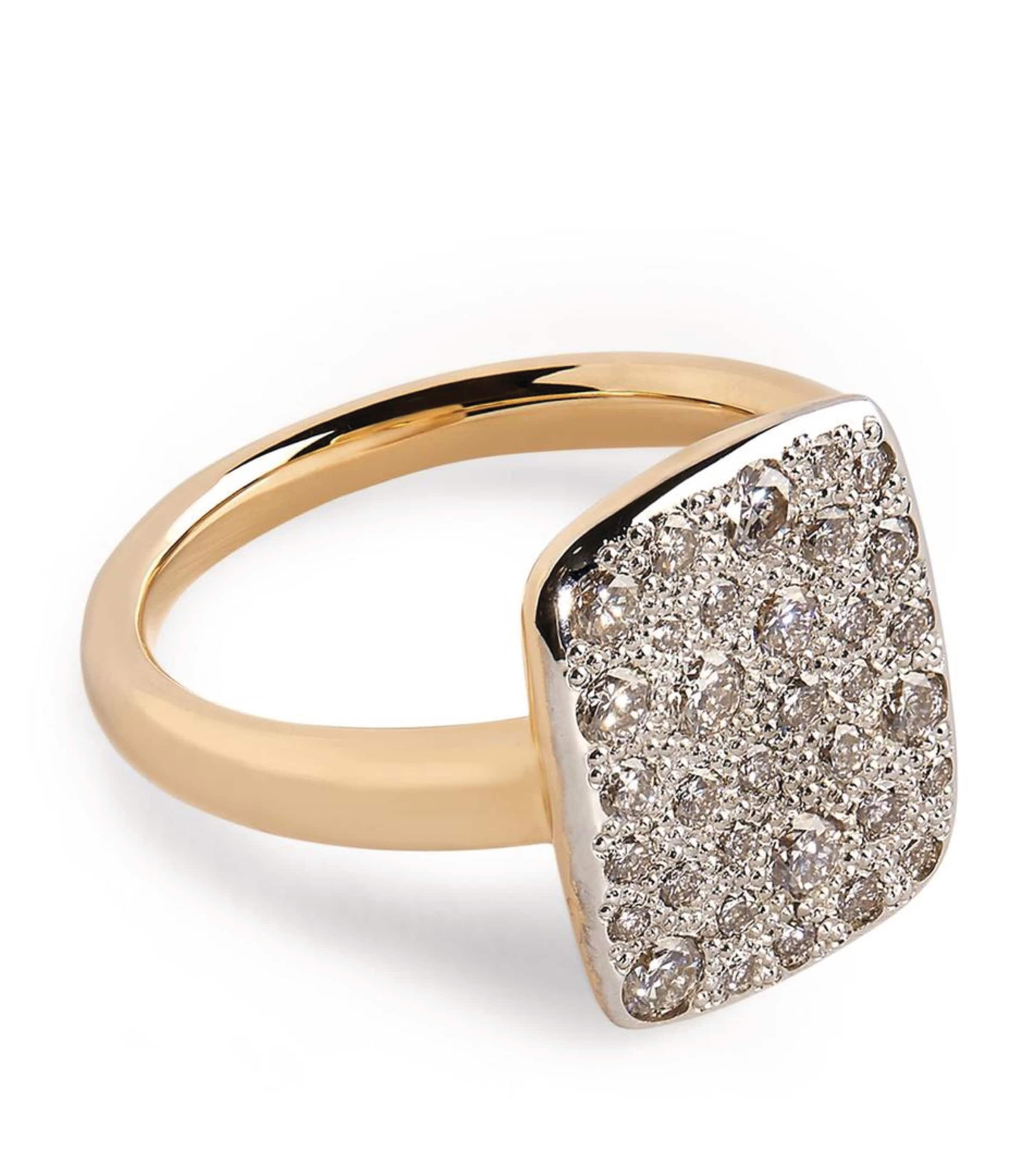 Rose Gold and Diamond Sabbia Ring DB000 Image 1