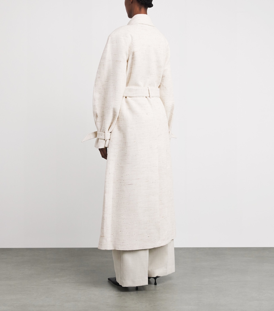 Tulsa Belted Trench Coat CREAM MCRM Image 4