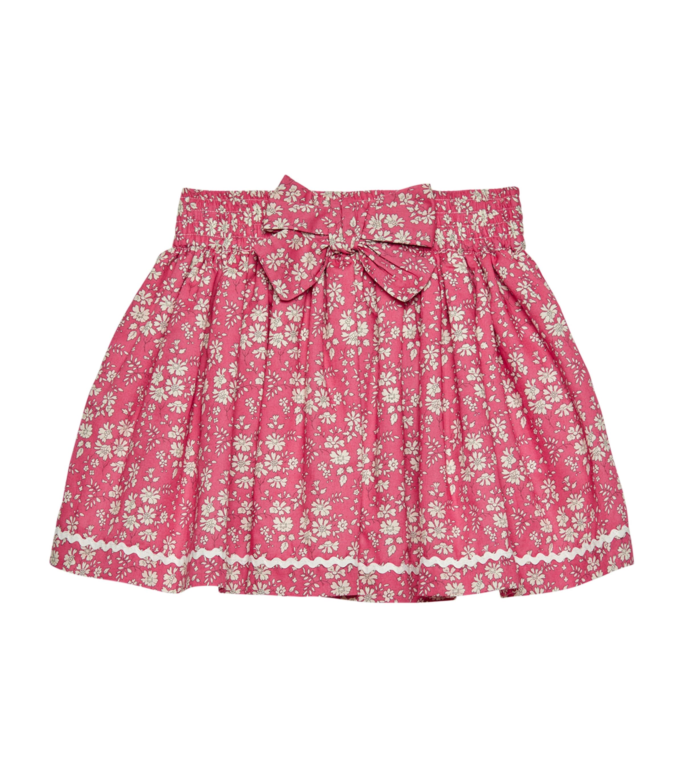 Trotters Kids' Cotton Capel Skirt In Pink