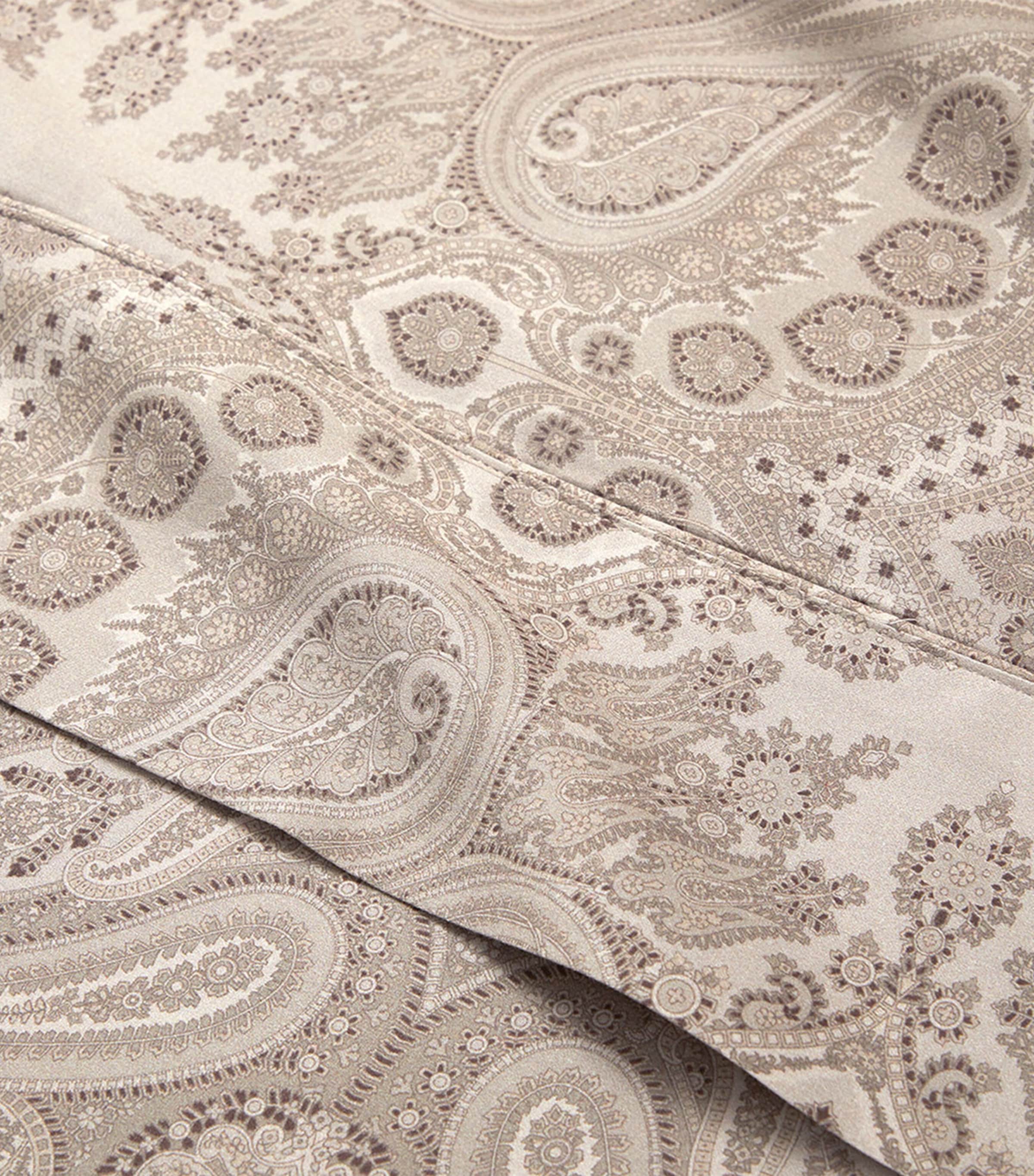 Beaumont Super King Flat Sheet (270cm x 280cm) STONE Image 3