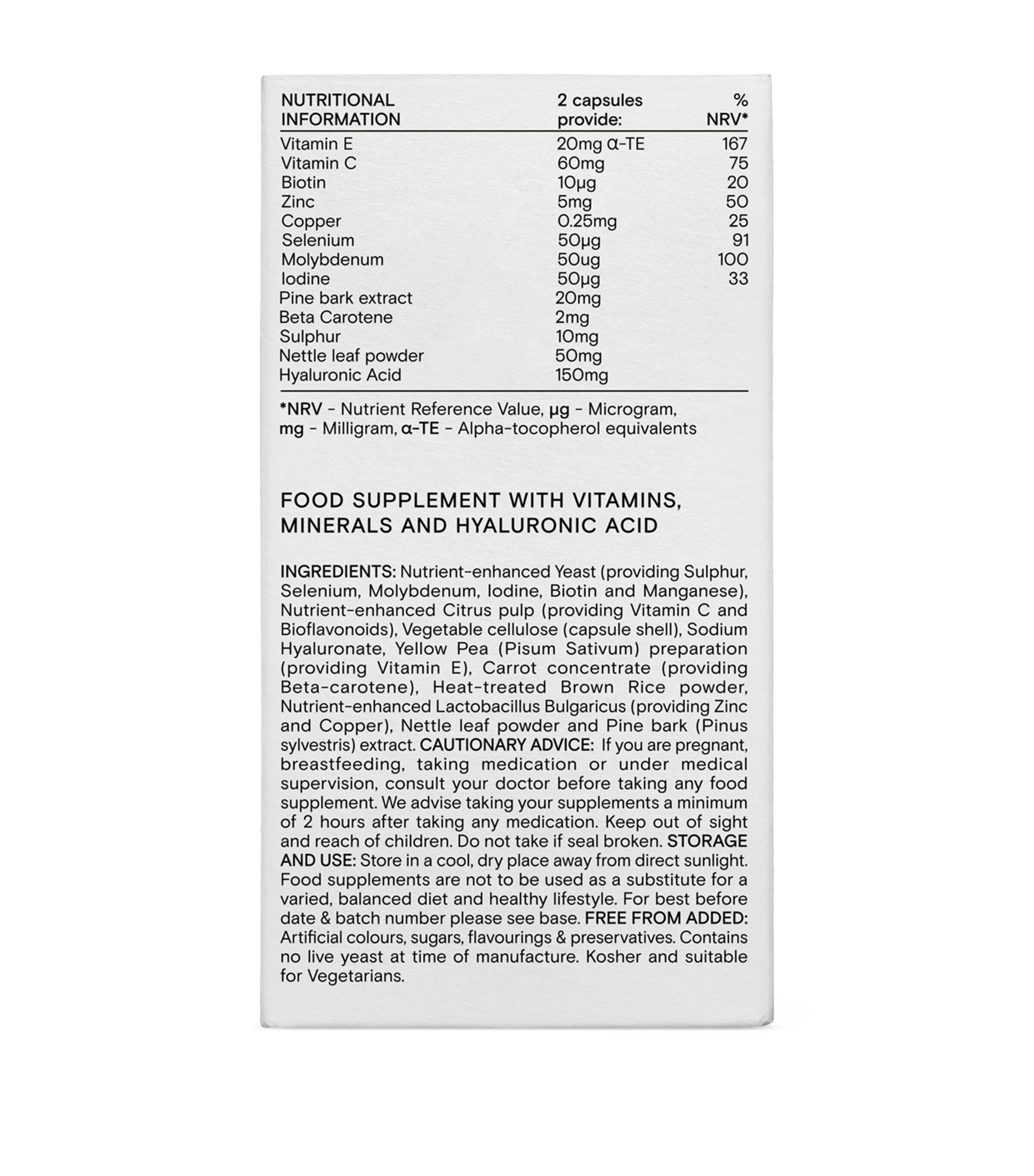 Food-Grown Complete Beauty Support (60 Capsules) NO COLOUR Image 3