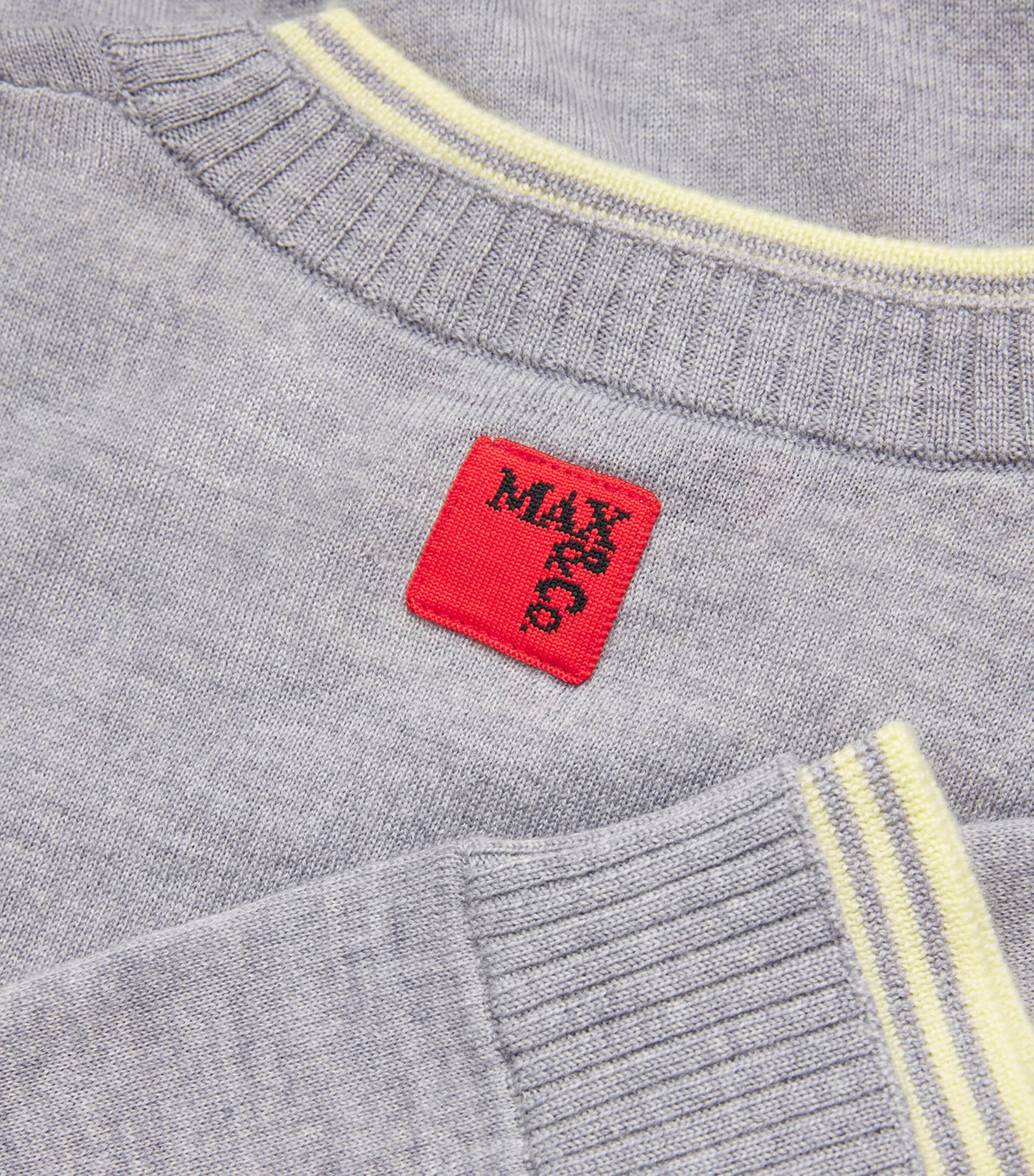 Wool Layered Sweater MELANGE GREY Image 5