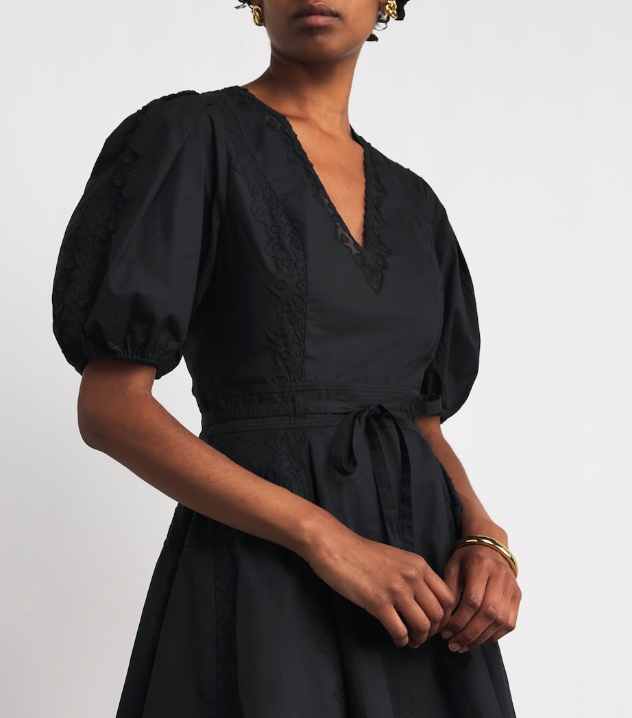 Cotton Camila Mini Dress NOIR Image 4