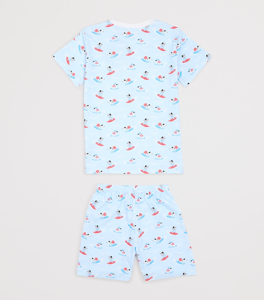 Kissy Kissy Pima Cotton Beach Pups Pyjama Top (2-6 Years) Beach Pups Image 2
