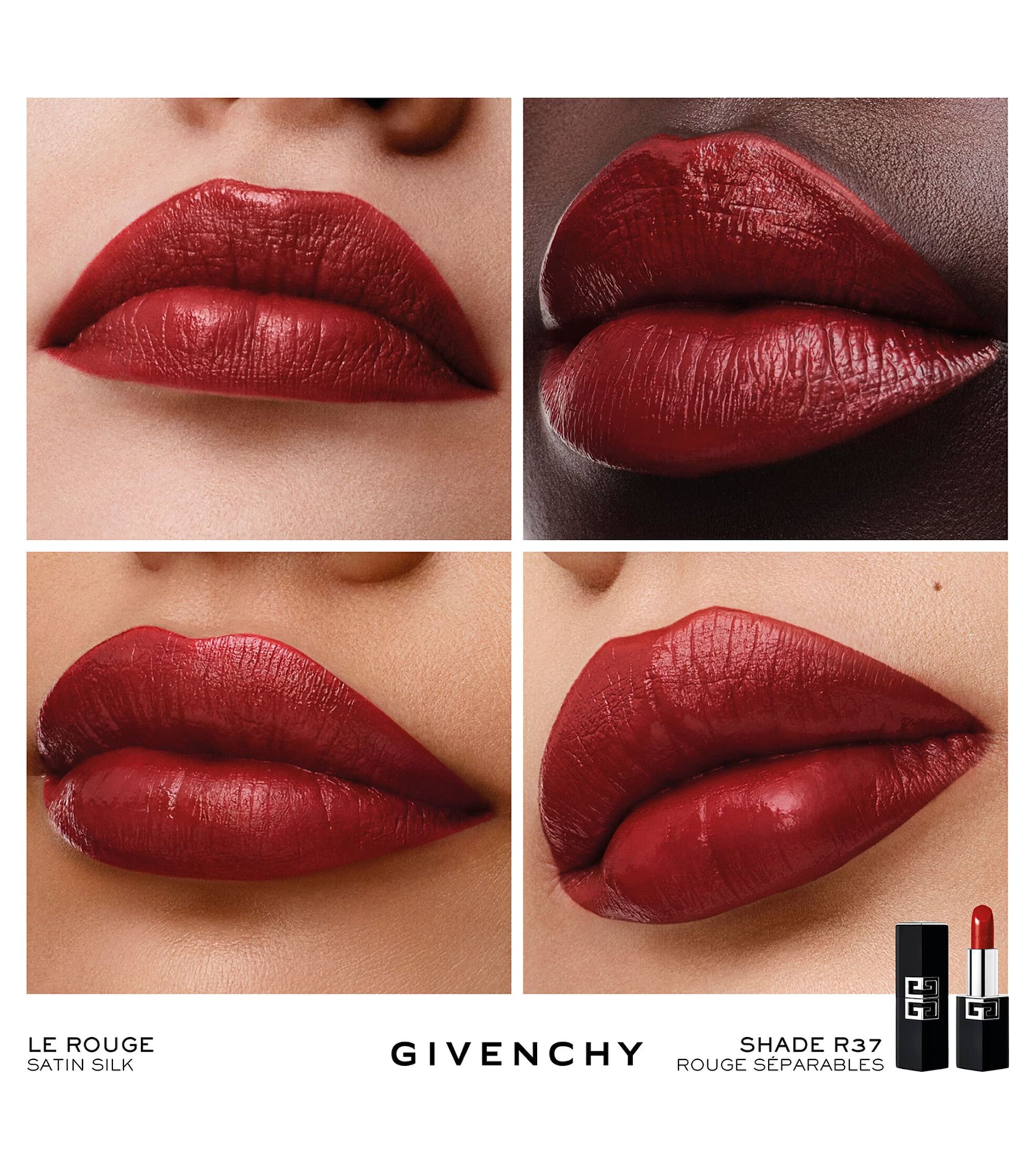 Givenchy Le Rouge Satin Silk High-Definition Lipstick Rogue Separables Image 2
