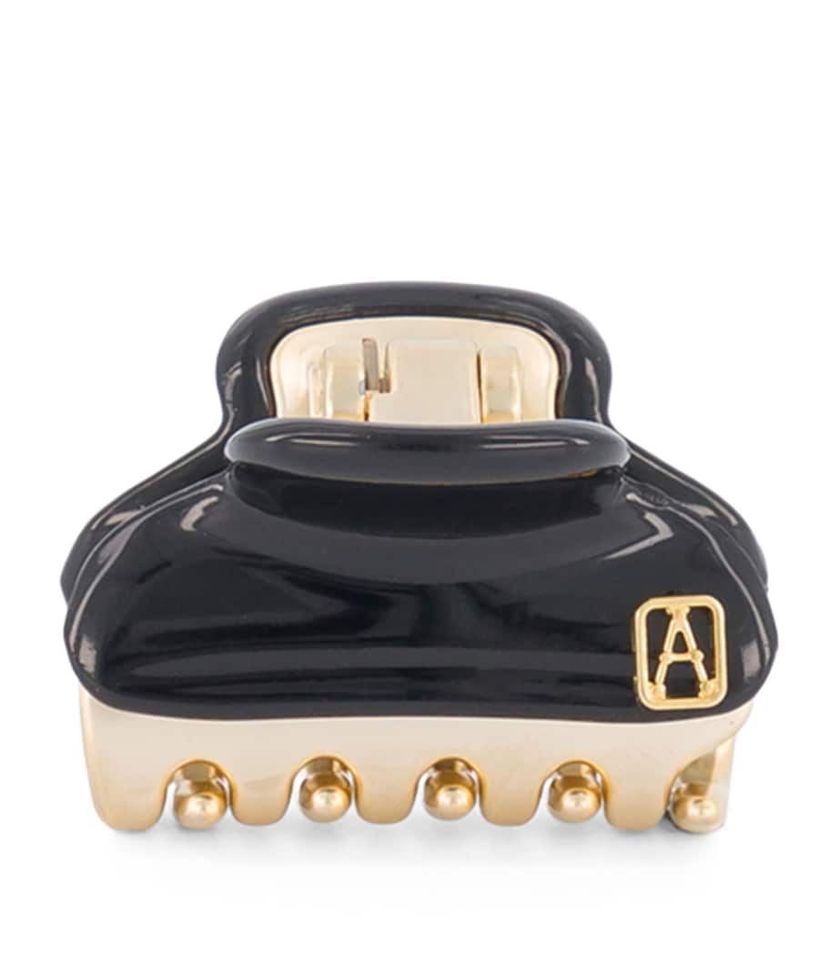 Alexandre de Paris Gold-Plated Claw Hair Clip Noir B/or Image 1