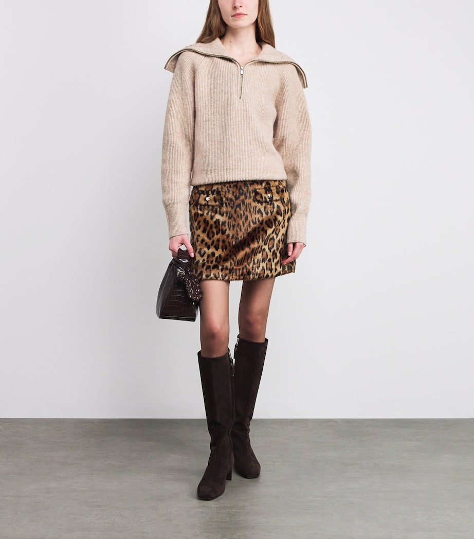 Alpaca-Wool-Blend Embellished Sweater BEIGE Image 2