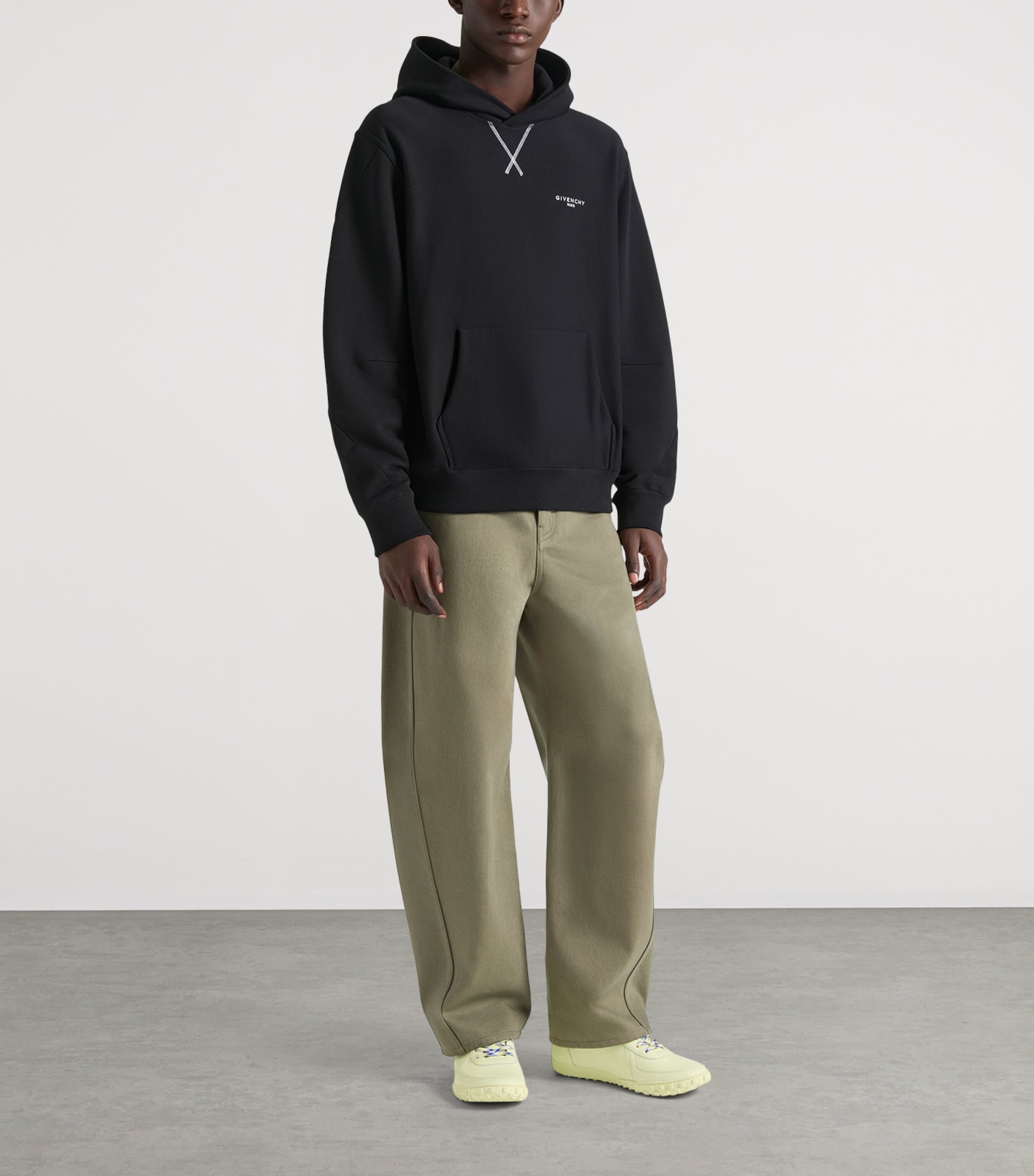 Cotton Logo Hoodie BLACK Image 2