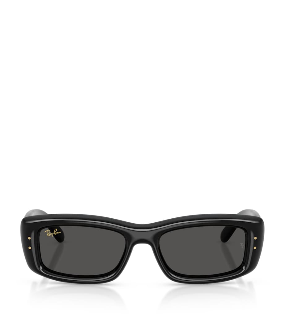 Ray-Ban Kiliane Puffer Rectangle Sunglasses Black Image 1