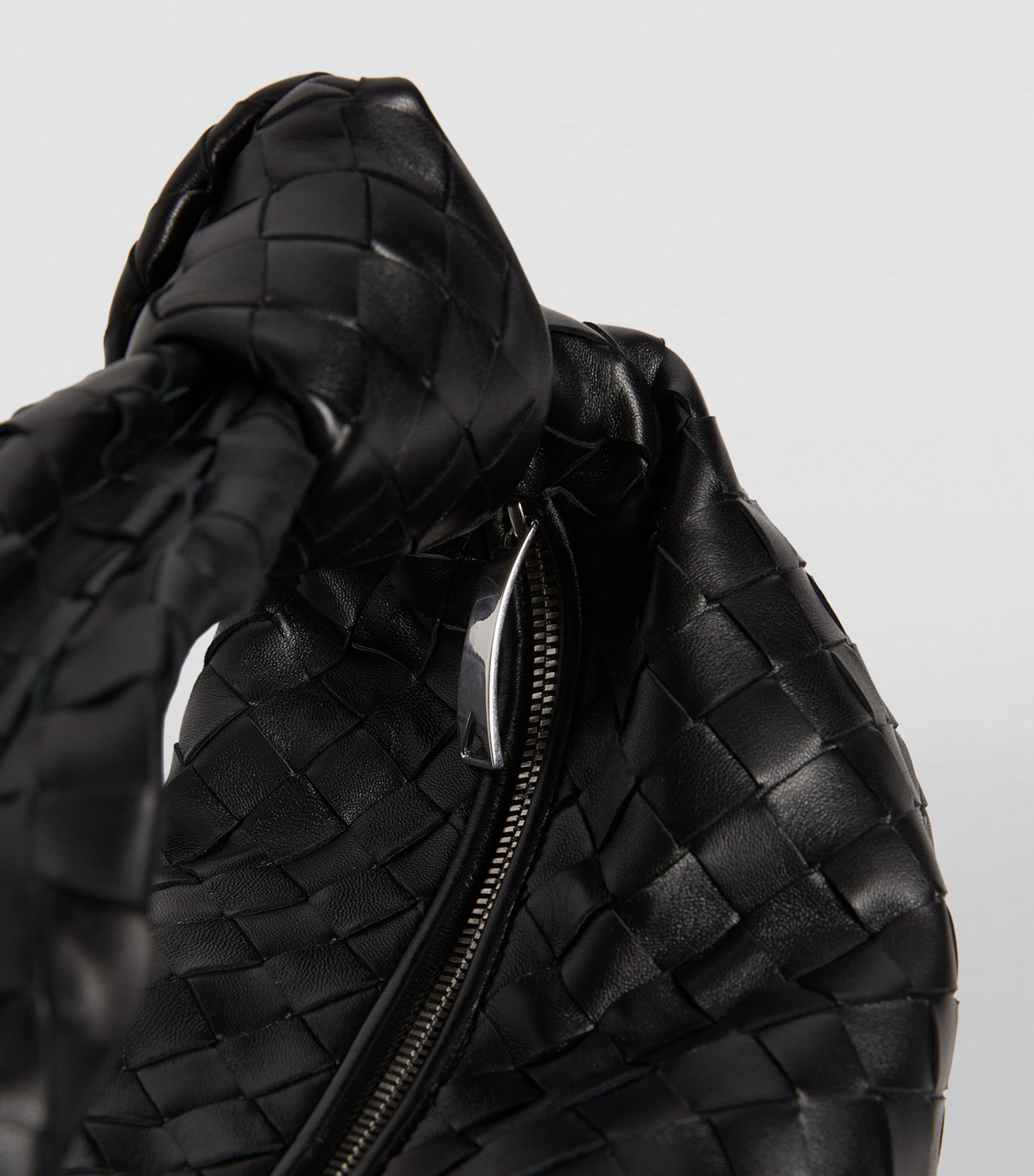 Teen Leather Jodie Bag BLACK-SILVER Image 6