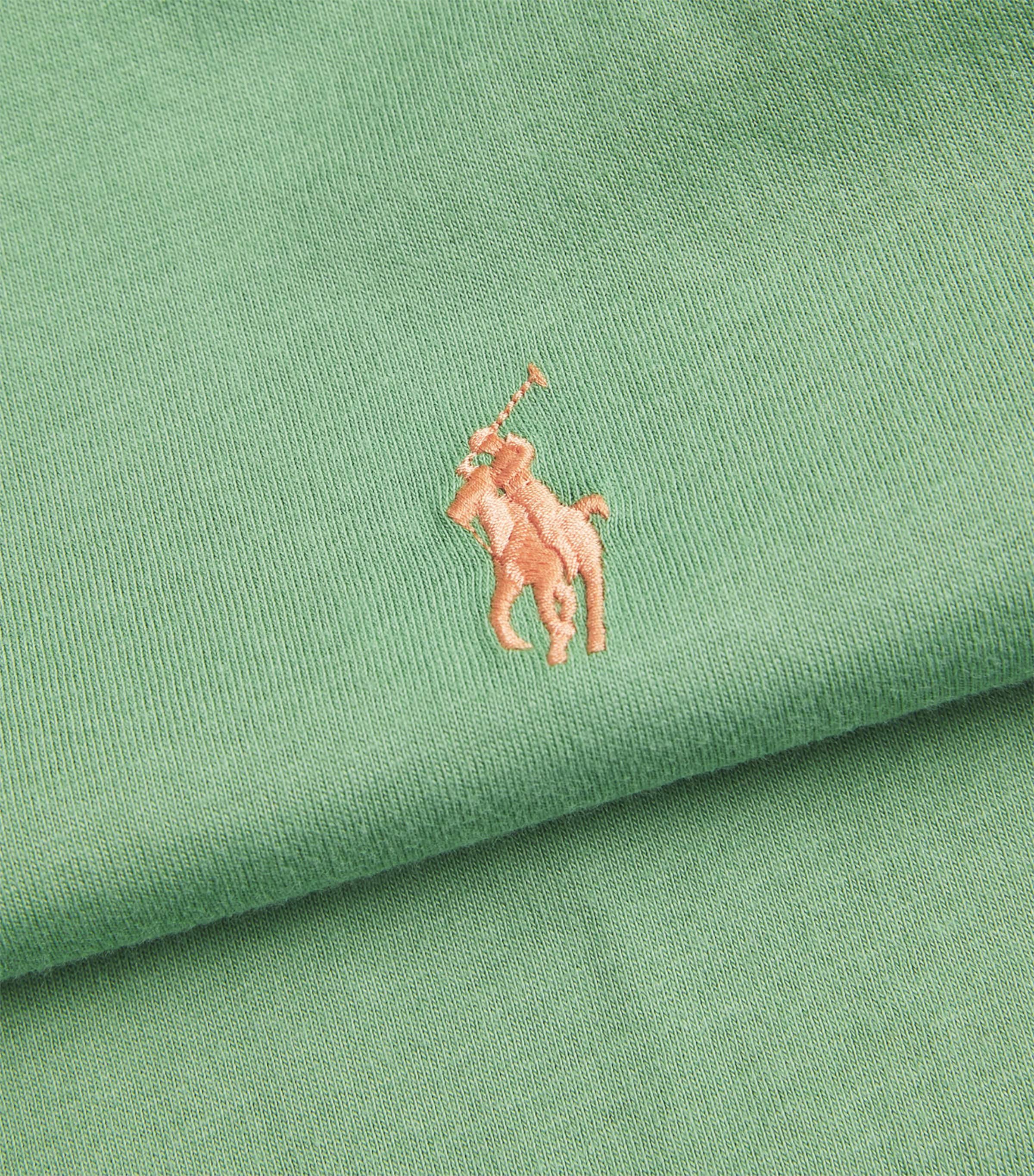 Cotton Polo Pony T-Shirt GREEN Image 5