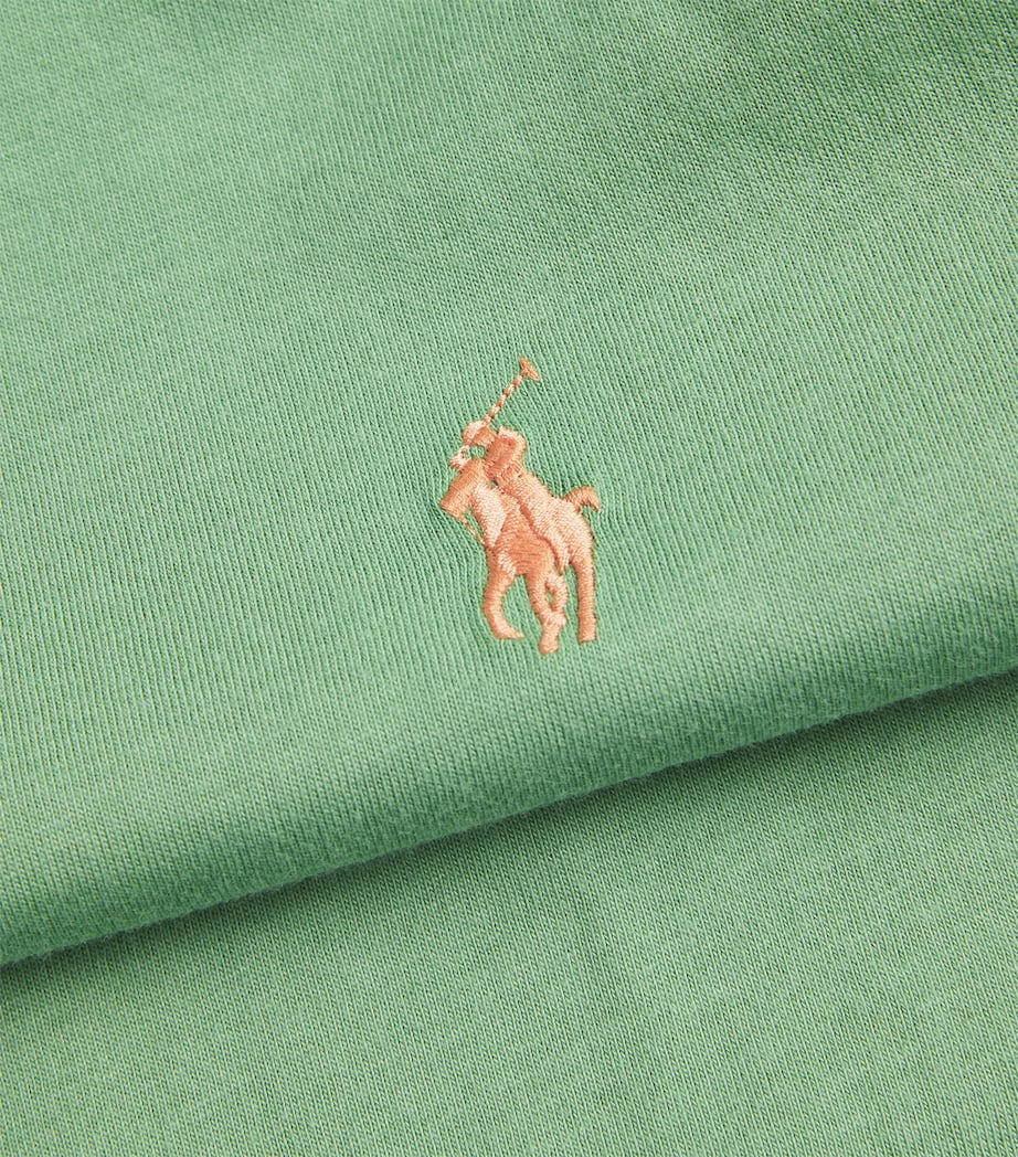 Cotton Polo Pony T-Shirt GREEN Image 5
