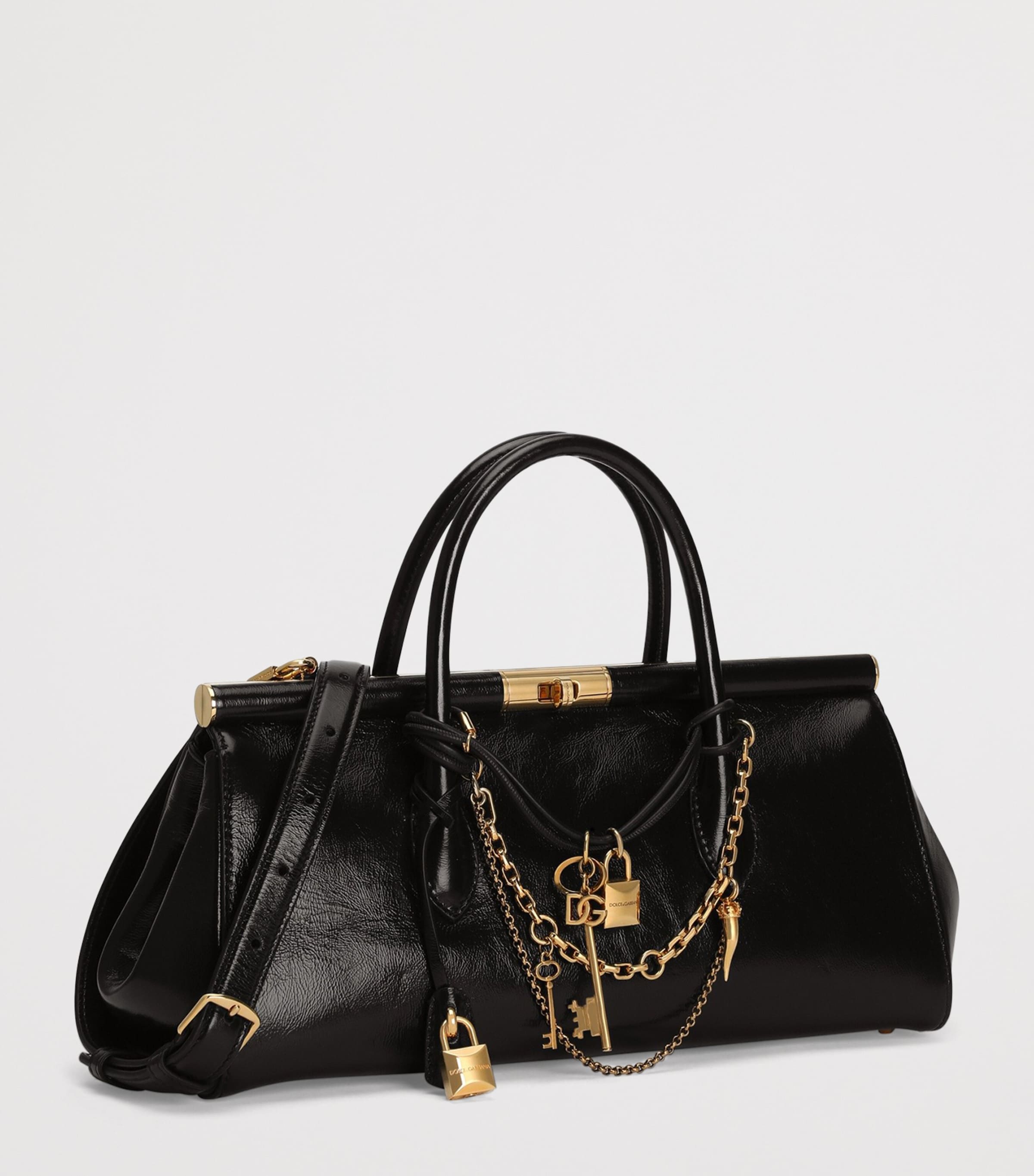 Calfskin Marlene Everyday Shoulder Bag 8I984-NERO/OTTO Image 3