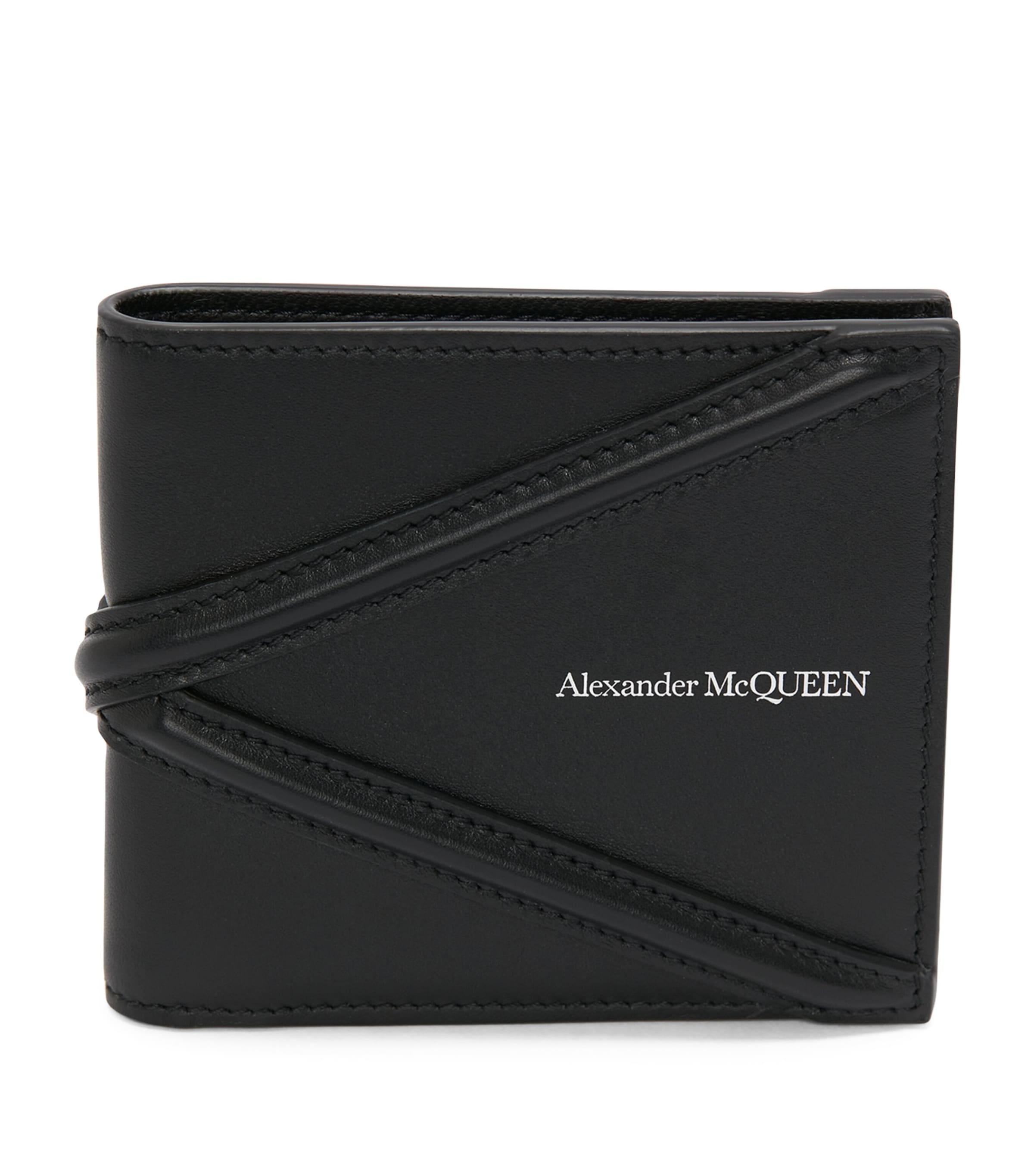 Alexander Mcqueen Harness-detail Wallet In Black