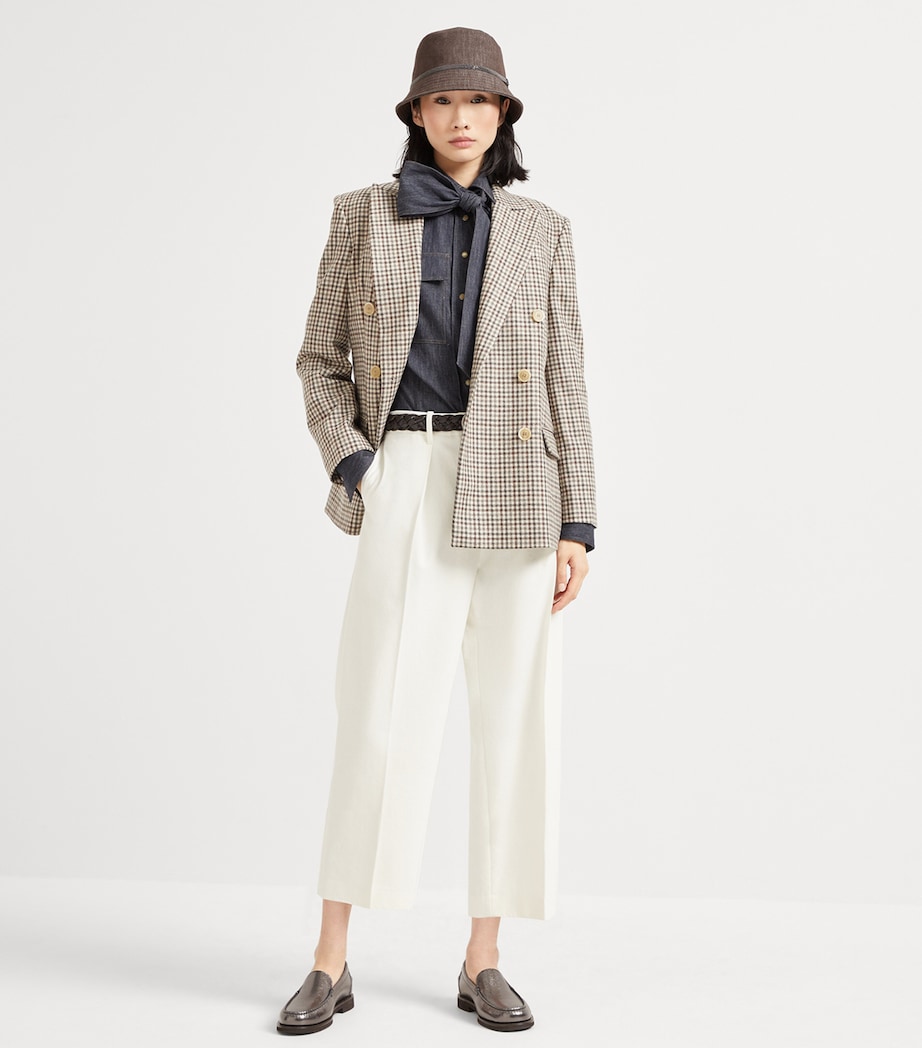 Cotton-Wool Crinkled Chinos C1101 Image 4