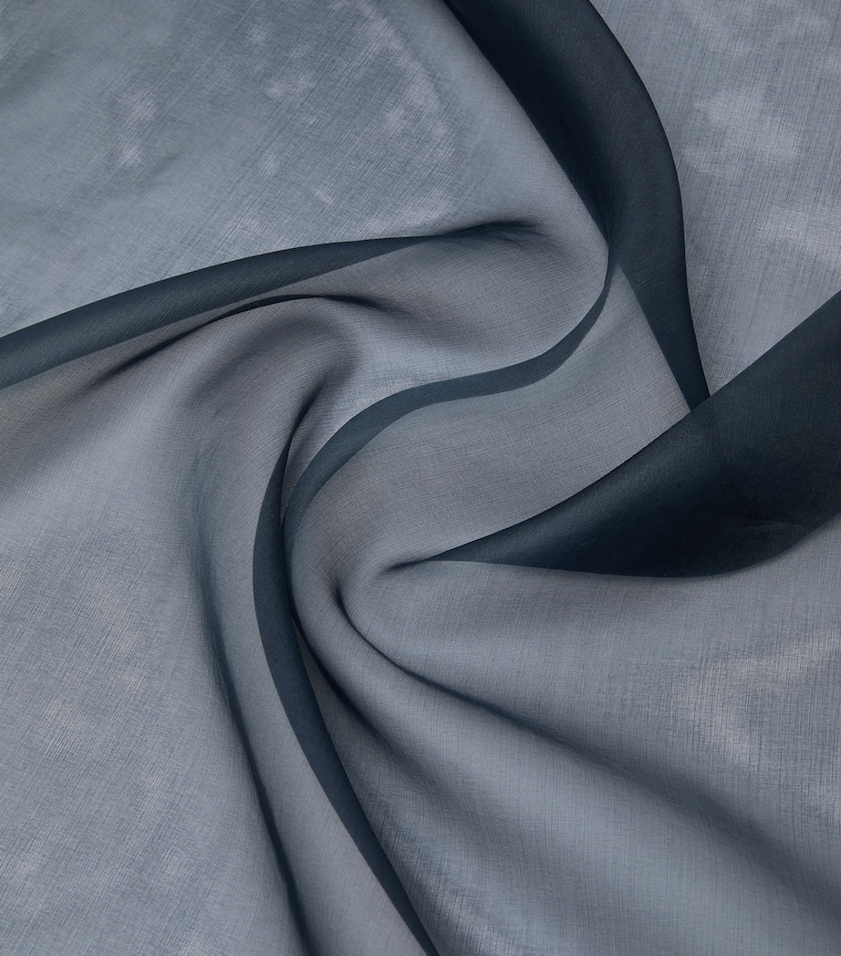Max Mara Silk Scarf Ultramarine Image 3
