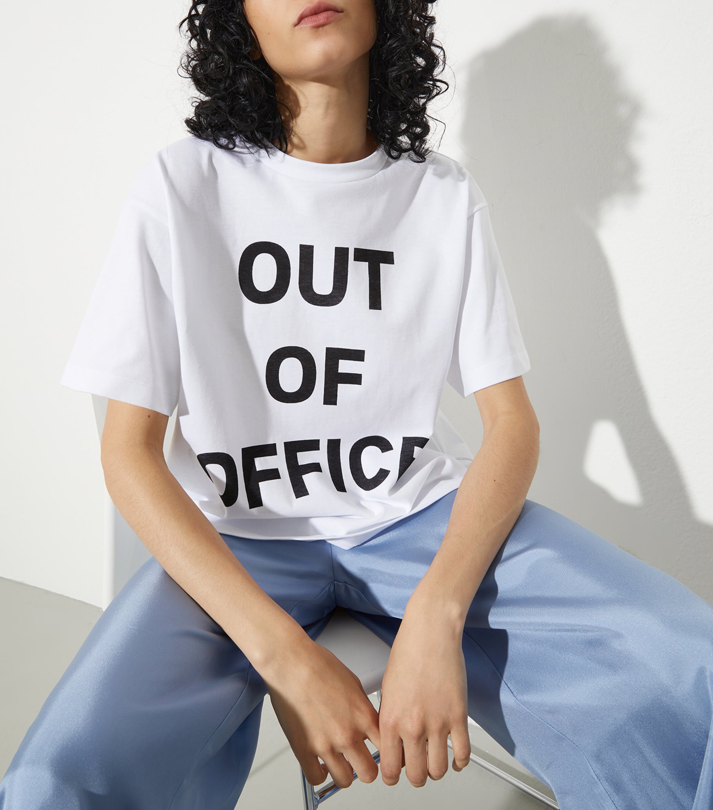 Cotton Printed T-Shirt OPTICAL WHITE Image 4