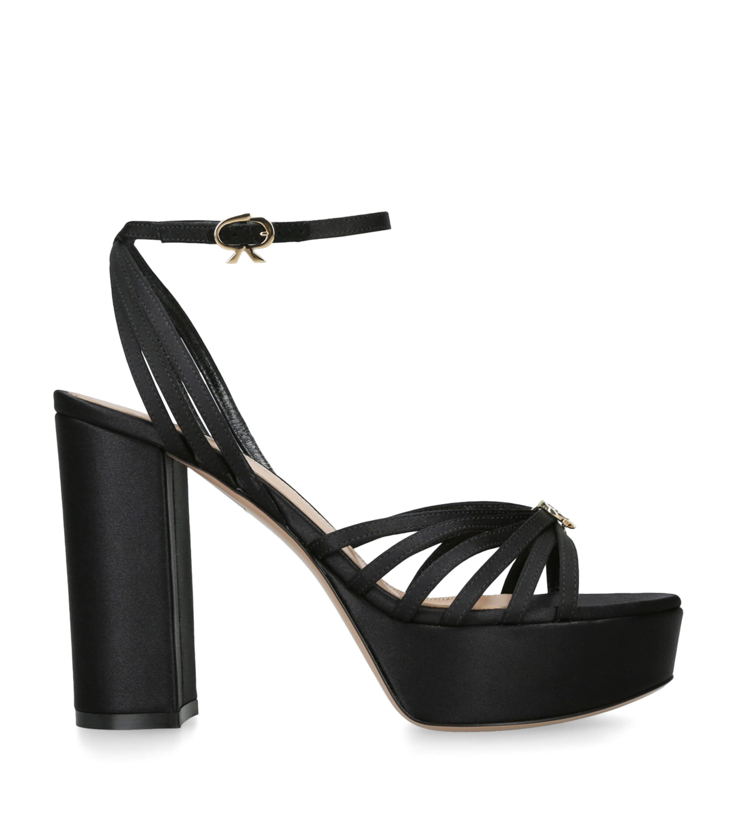 Rita Platform Sandals 70 BLACK Image 1