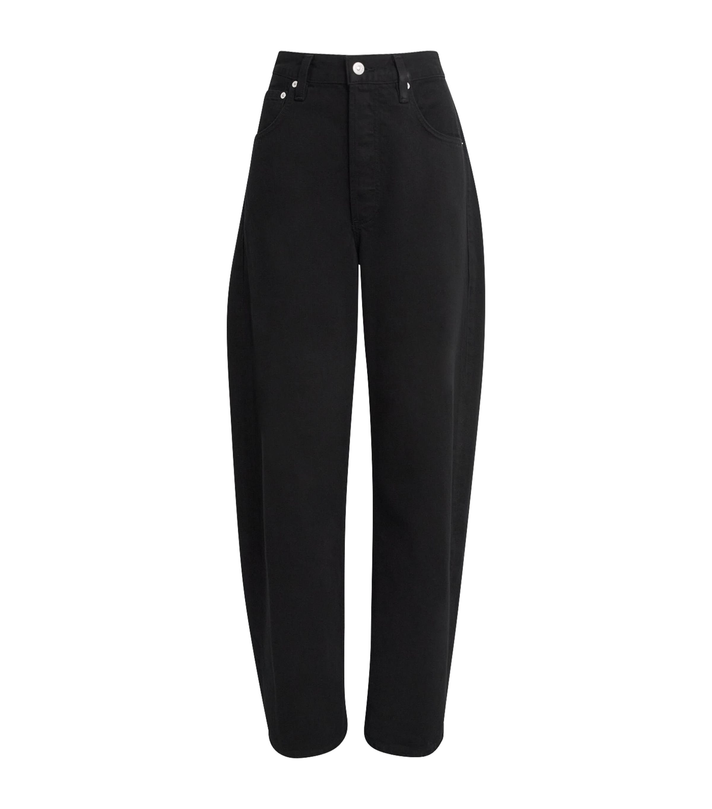 The Ayla Baggy Jeans SBLK Image 1