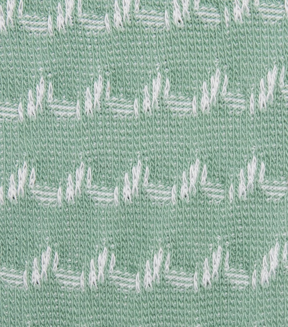 Falke Mens Cotton-Blend Sea Rock Socks Sage Image 2