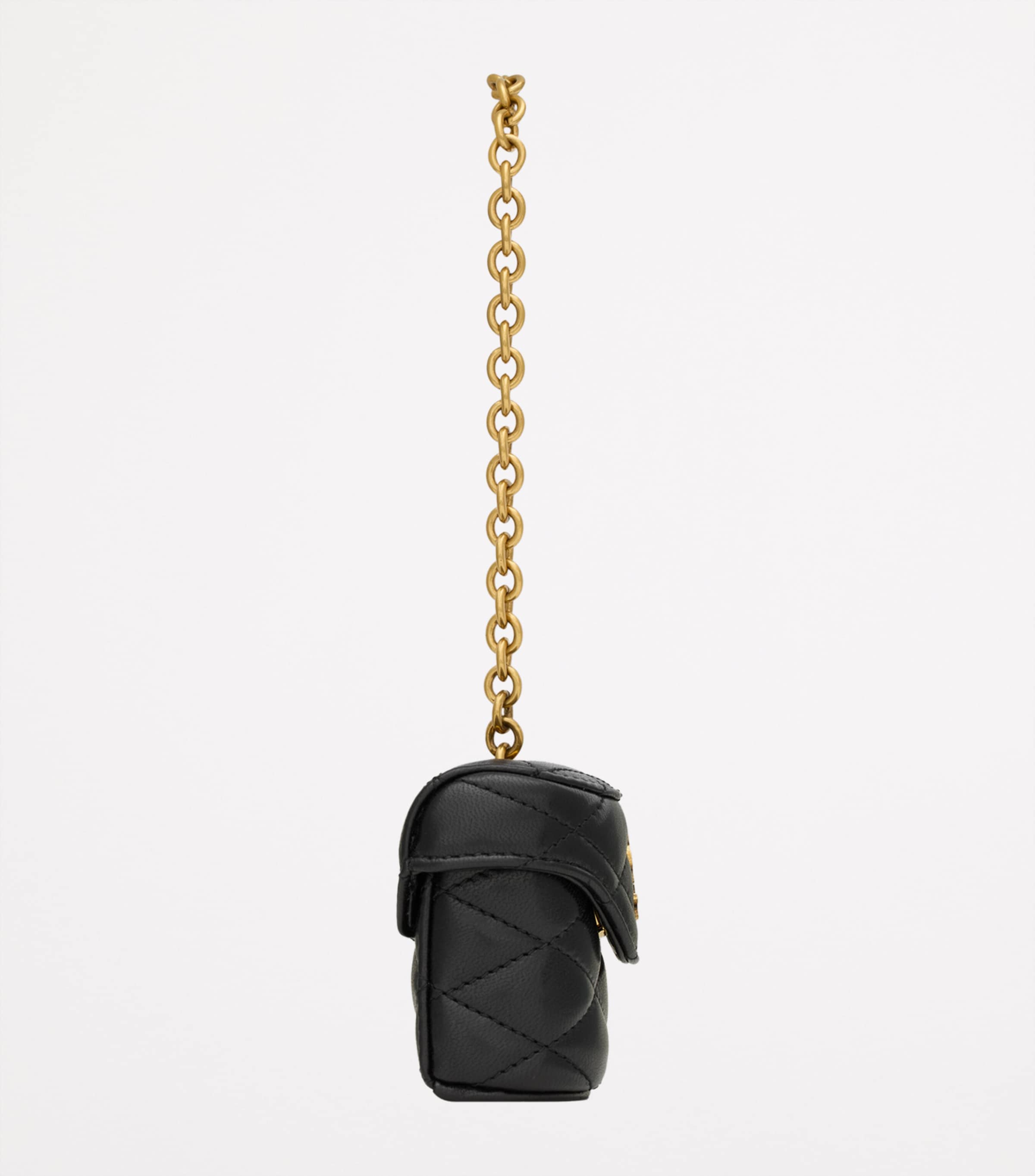 Saint Laurent Leather June Box Bag Charm Keyring Image 2