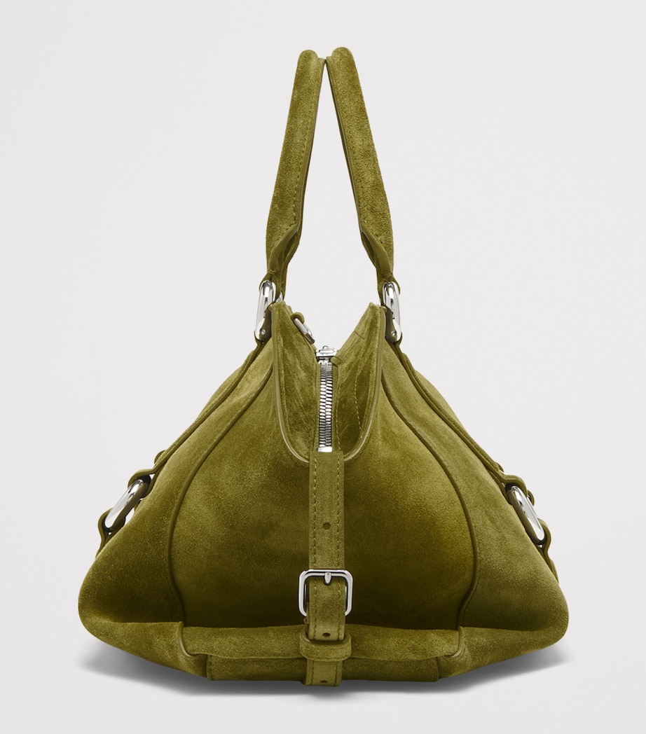 Suede Farringdon Top-Handle Bag 3311 Image 4