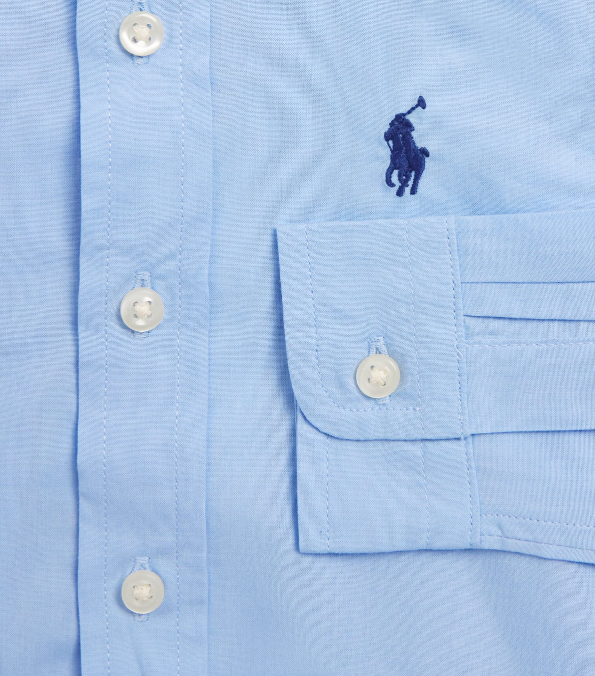 Ralph Lauren Kids Oxford Shirt (3-24 Months) Austin Blue Image 3