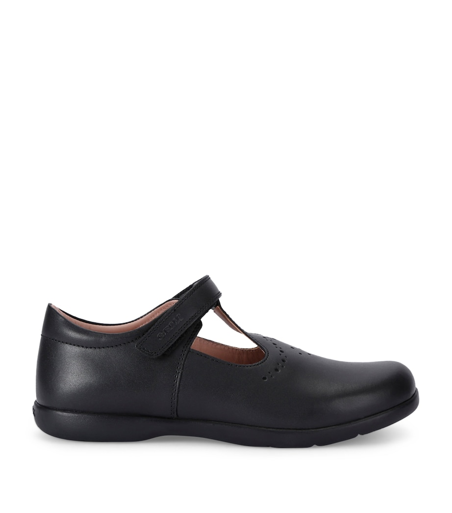 Leather Naimara Mary Jane Shoes BLACK Image 1