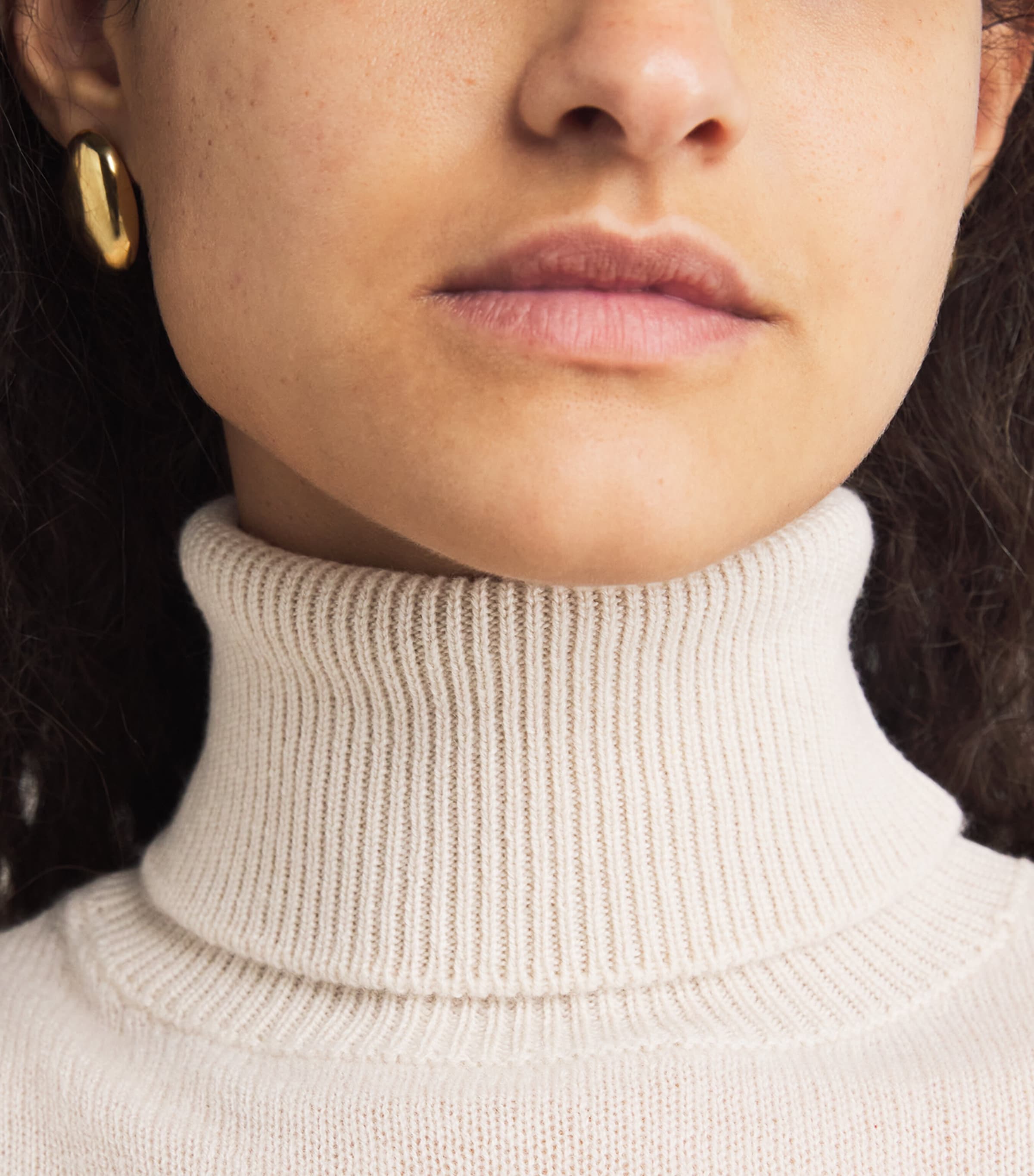 Eleventy Womens Cashmere Rollneck Sweater Sabbia Image 6