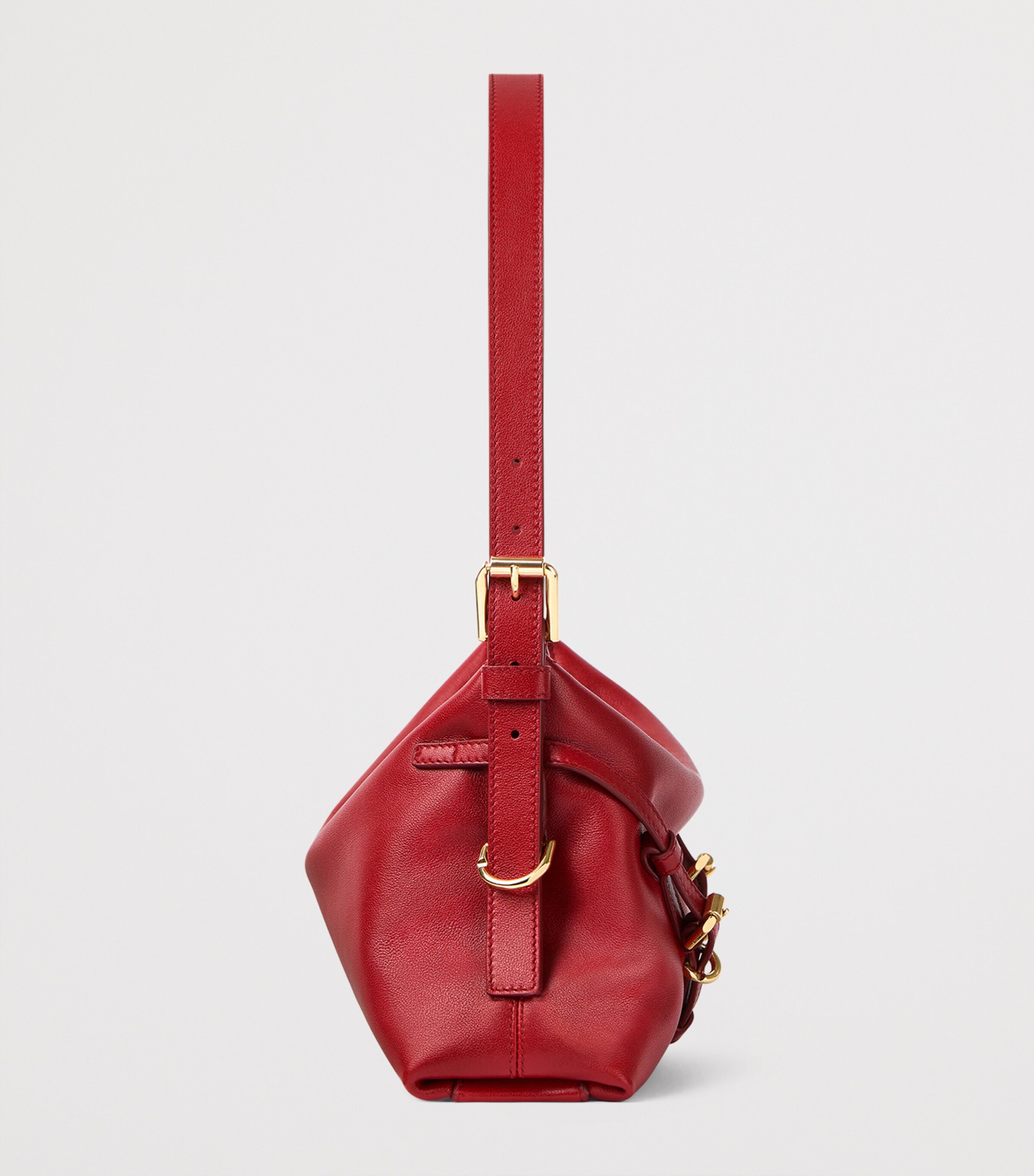 Mini Calfskin Voyou Shoulder Bag DARK RED Image 3