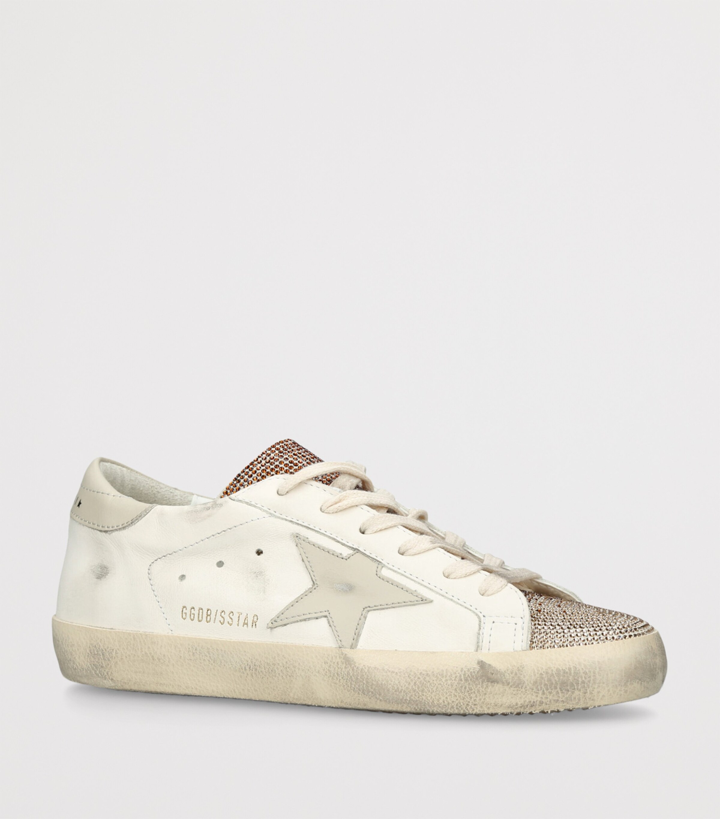 Golden Goose Leather Super-Star Sneakers White/oth Image 3