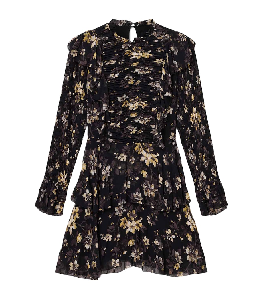 Floral Portia Mini Dress VINE BLACK Image 1