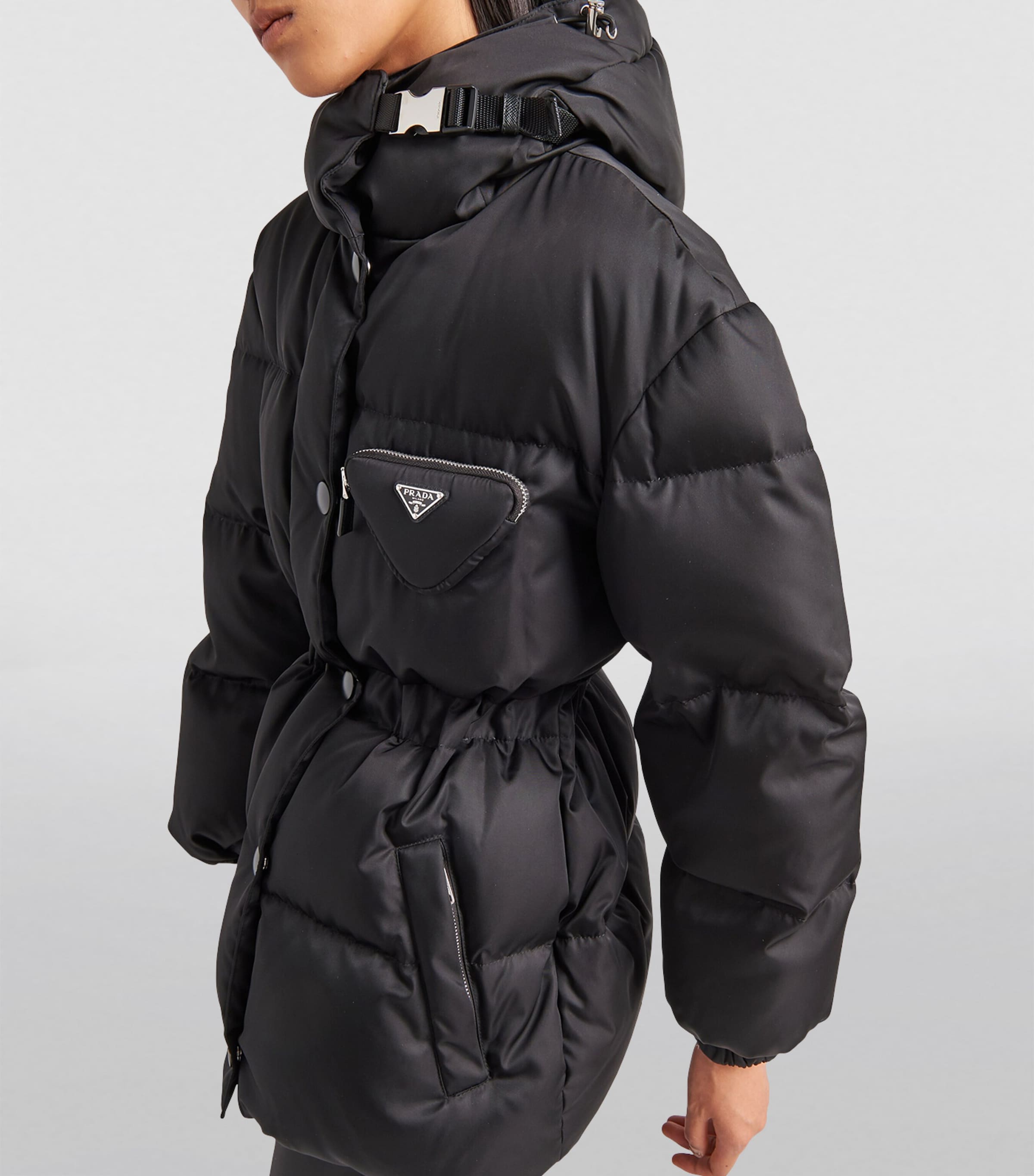 Hooded Re-Nylon Puffer Jacket F0002 Image 3
