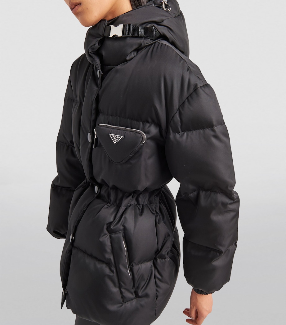 Hooded Re-Nylon Puffer Jacket F0002 Image 3