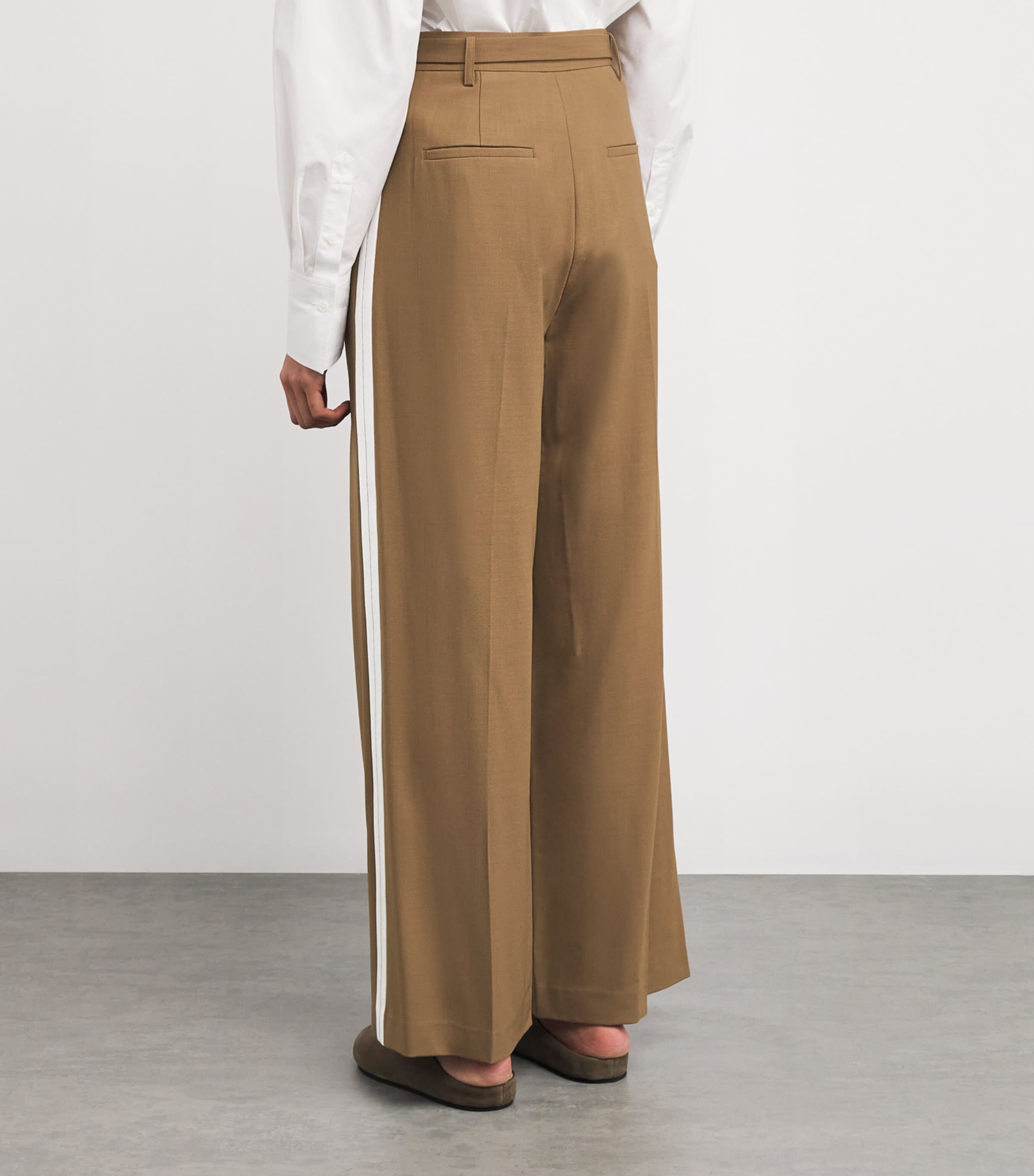 Balsam Relaxed Pleated Trousers L80 CAMEL Image 4