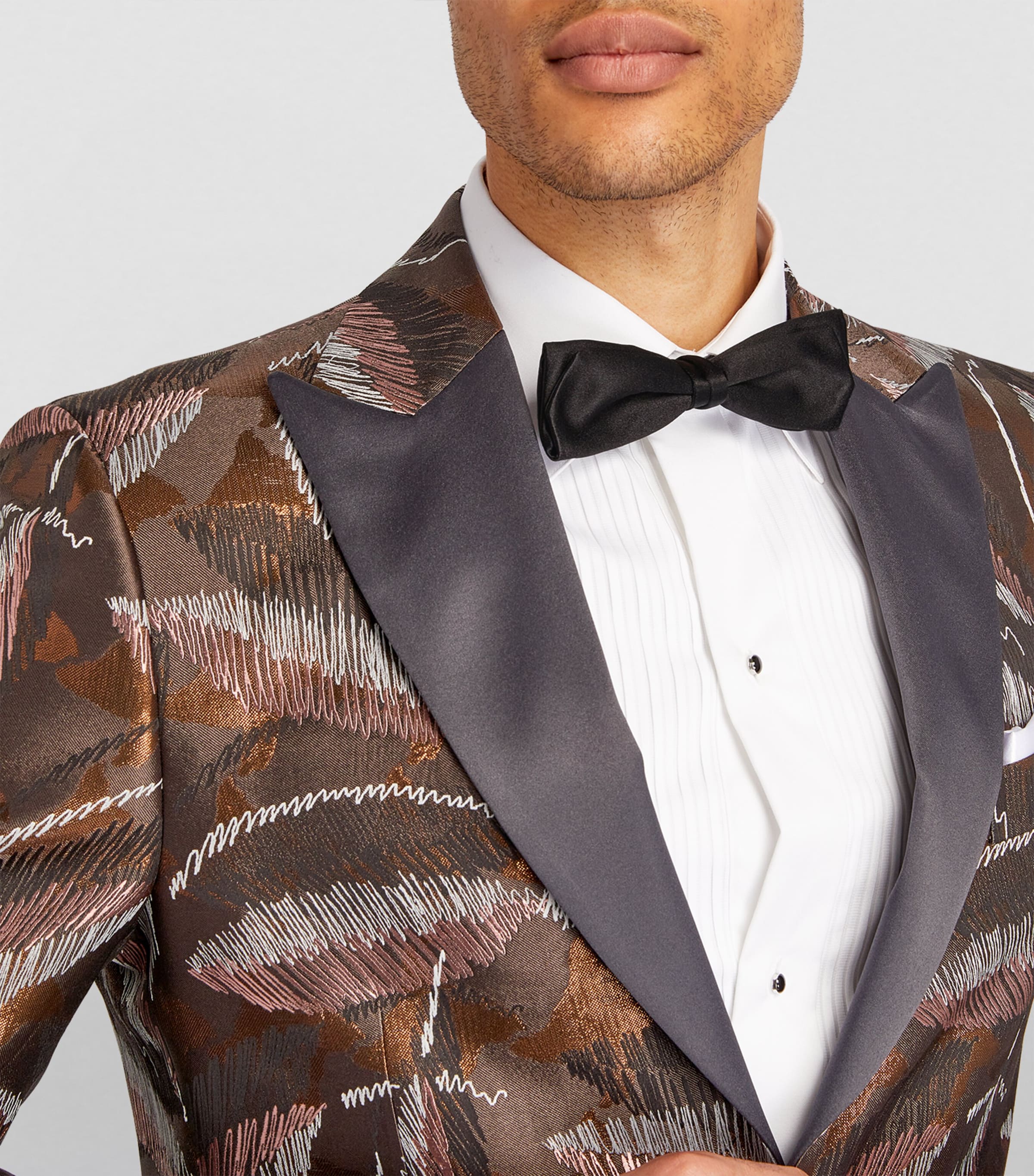 Silk Bow Tie 20BLACK Image 3